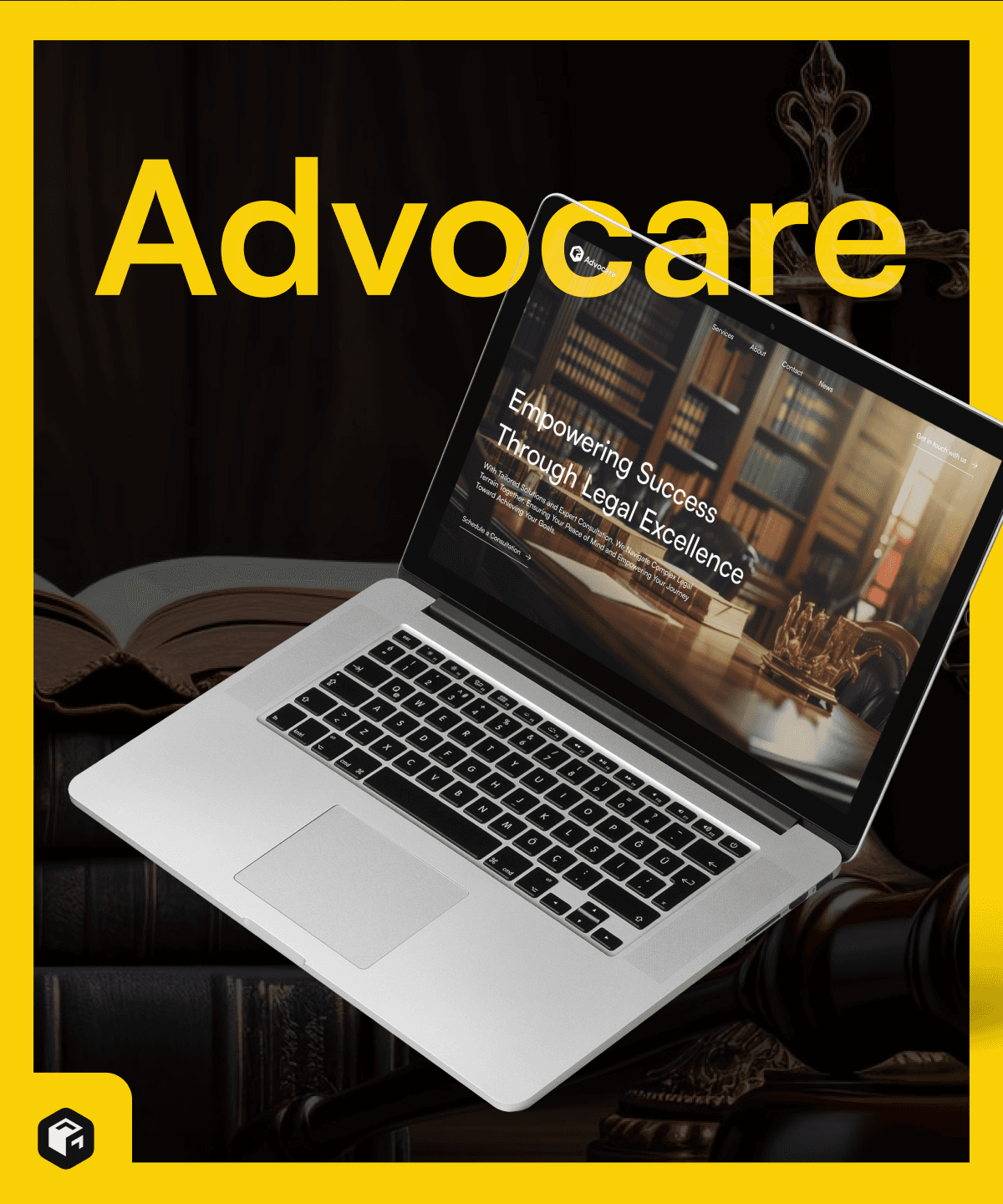 Screenshot of Advocarelawfirm website