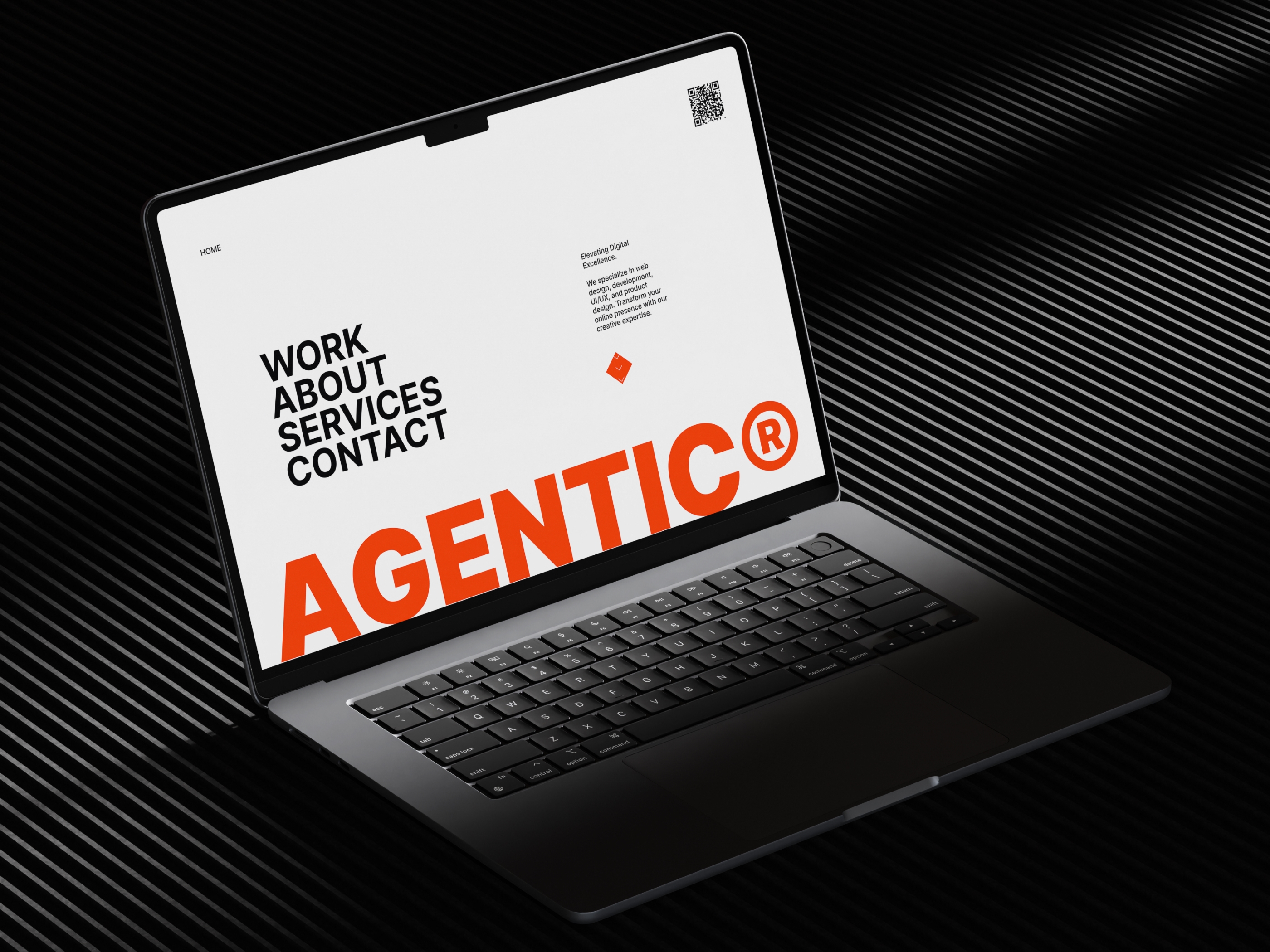 Screenshot of Agentic website