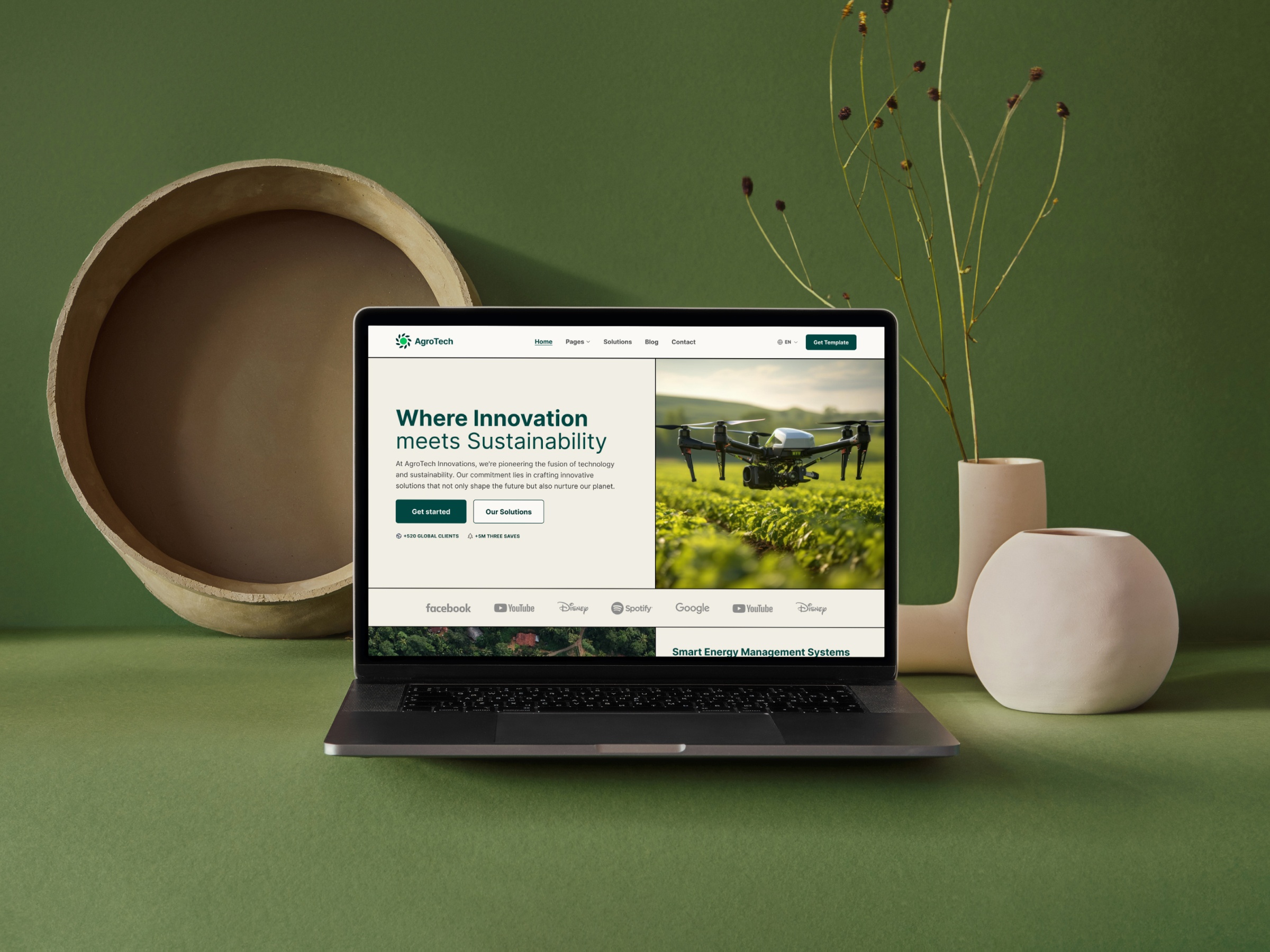 Screenshot of Agrotech website