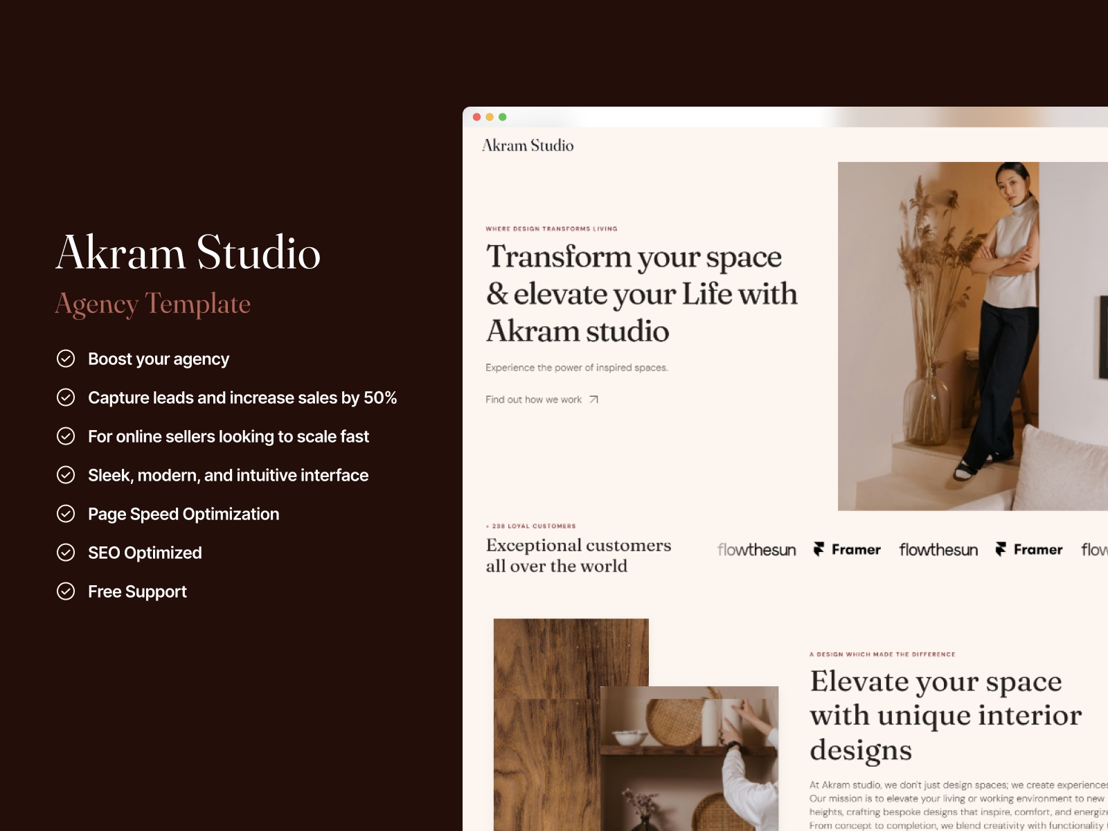 Screenshot of Akramstudio website