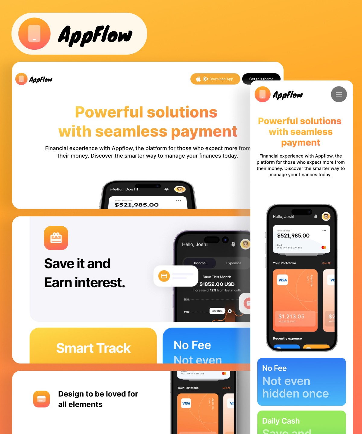 Screenshot of Appflow website