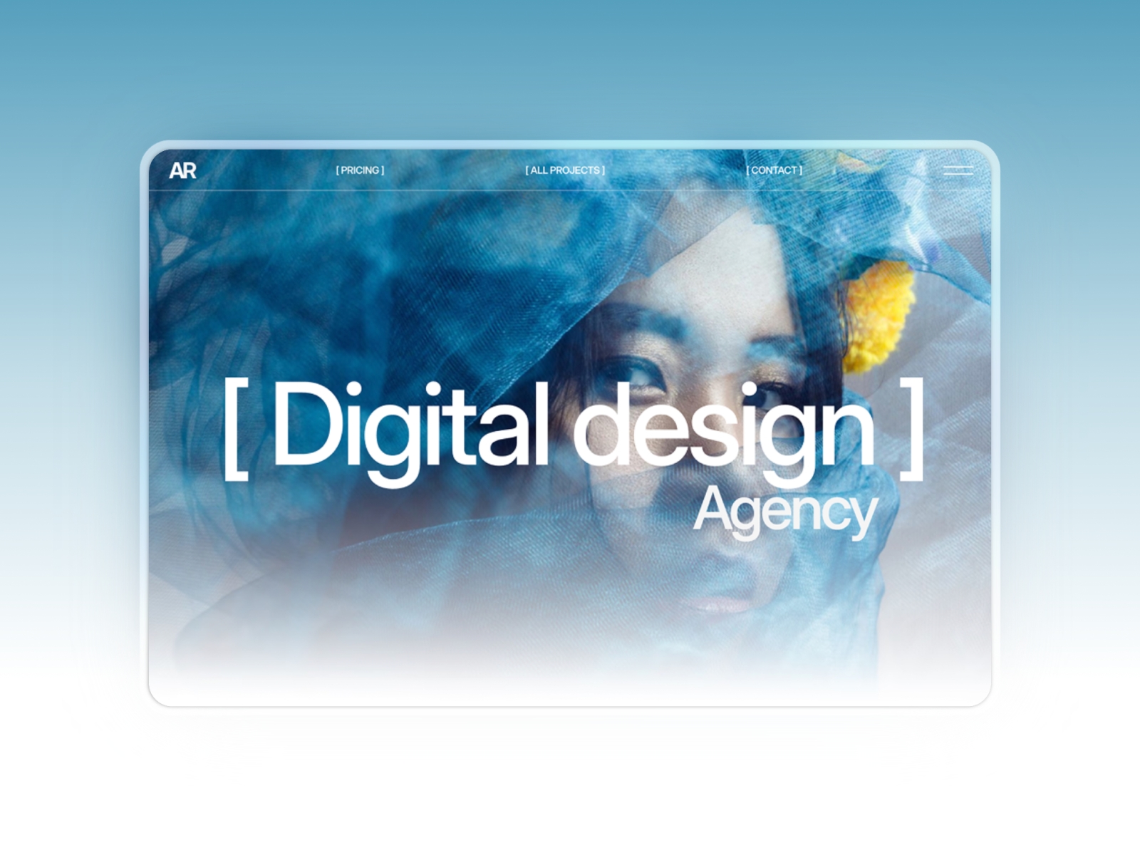 Screenshot of Ar website