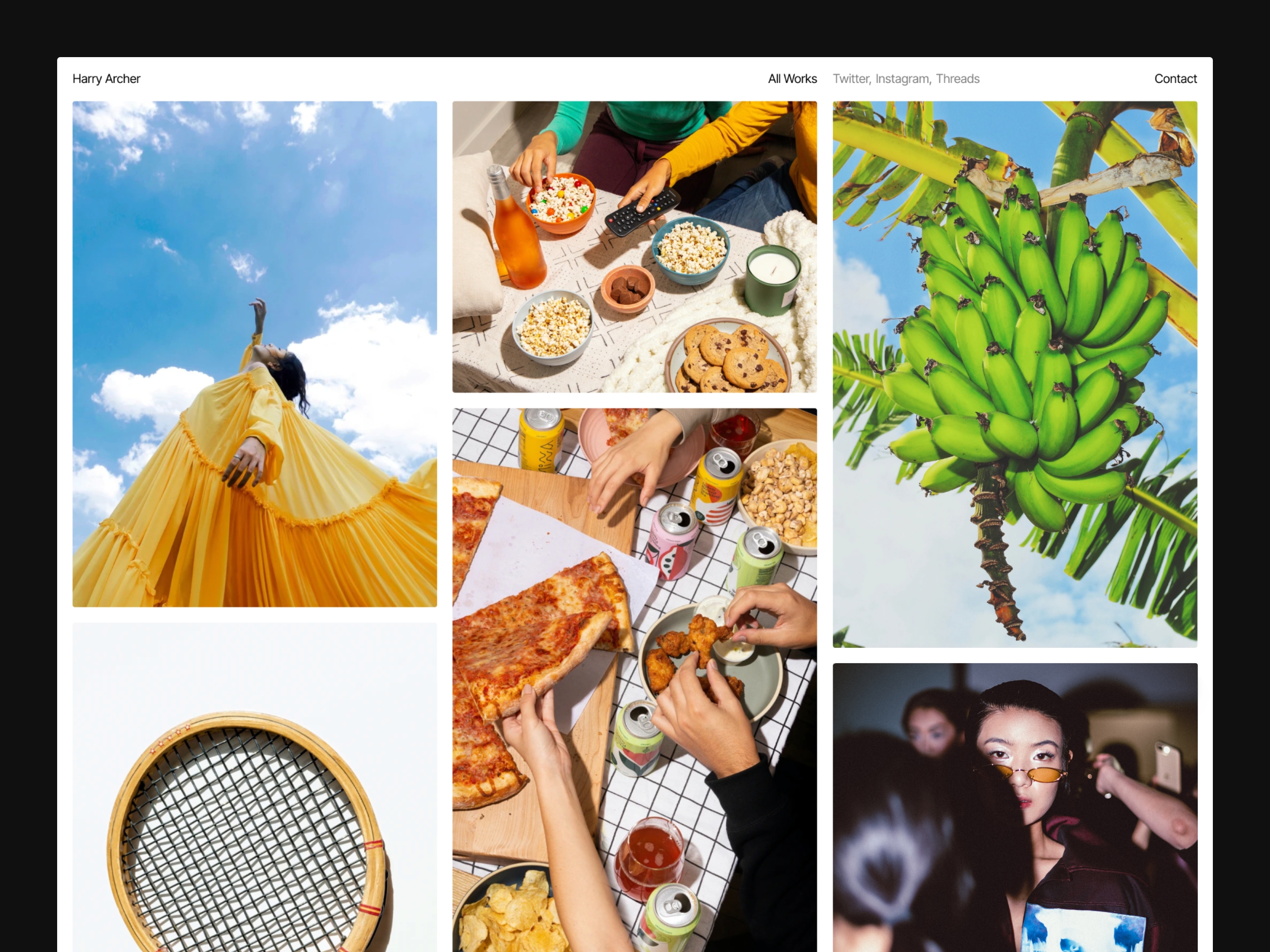 Screenshot of Archer website