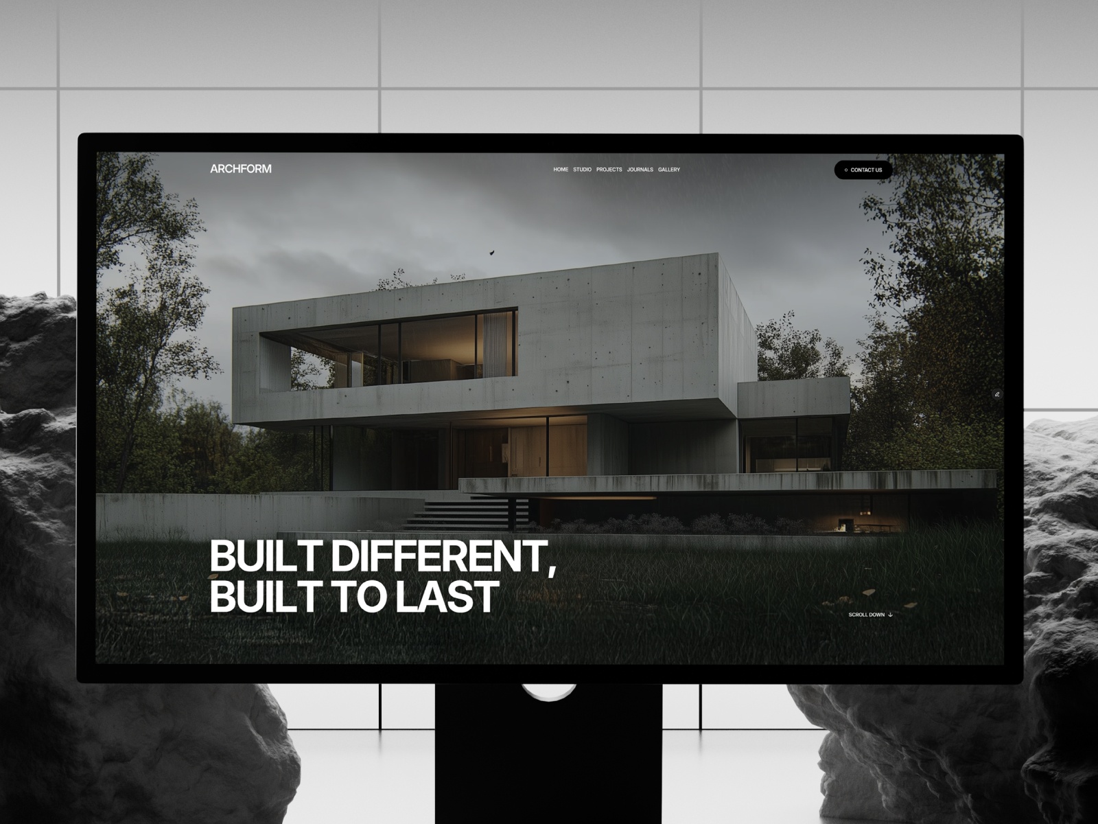 Screenshot of Archform website