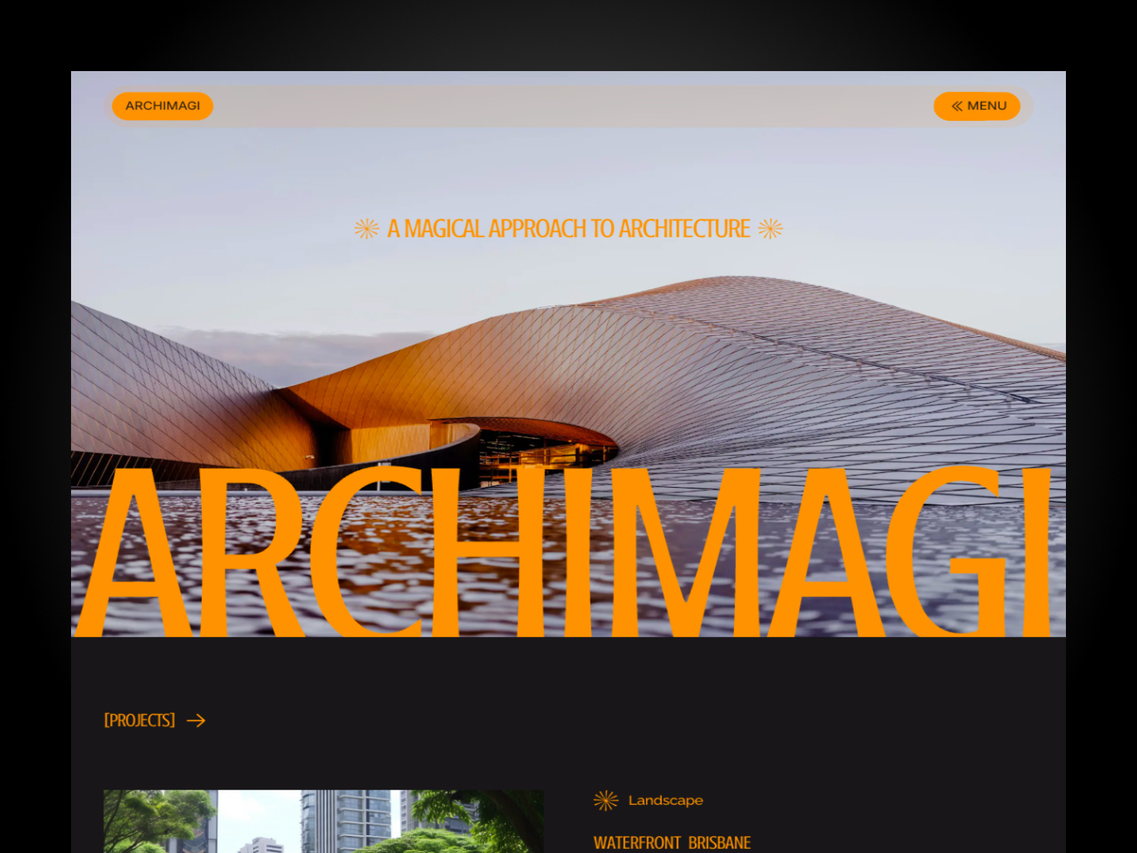 Screenshot of Archimagi website