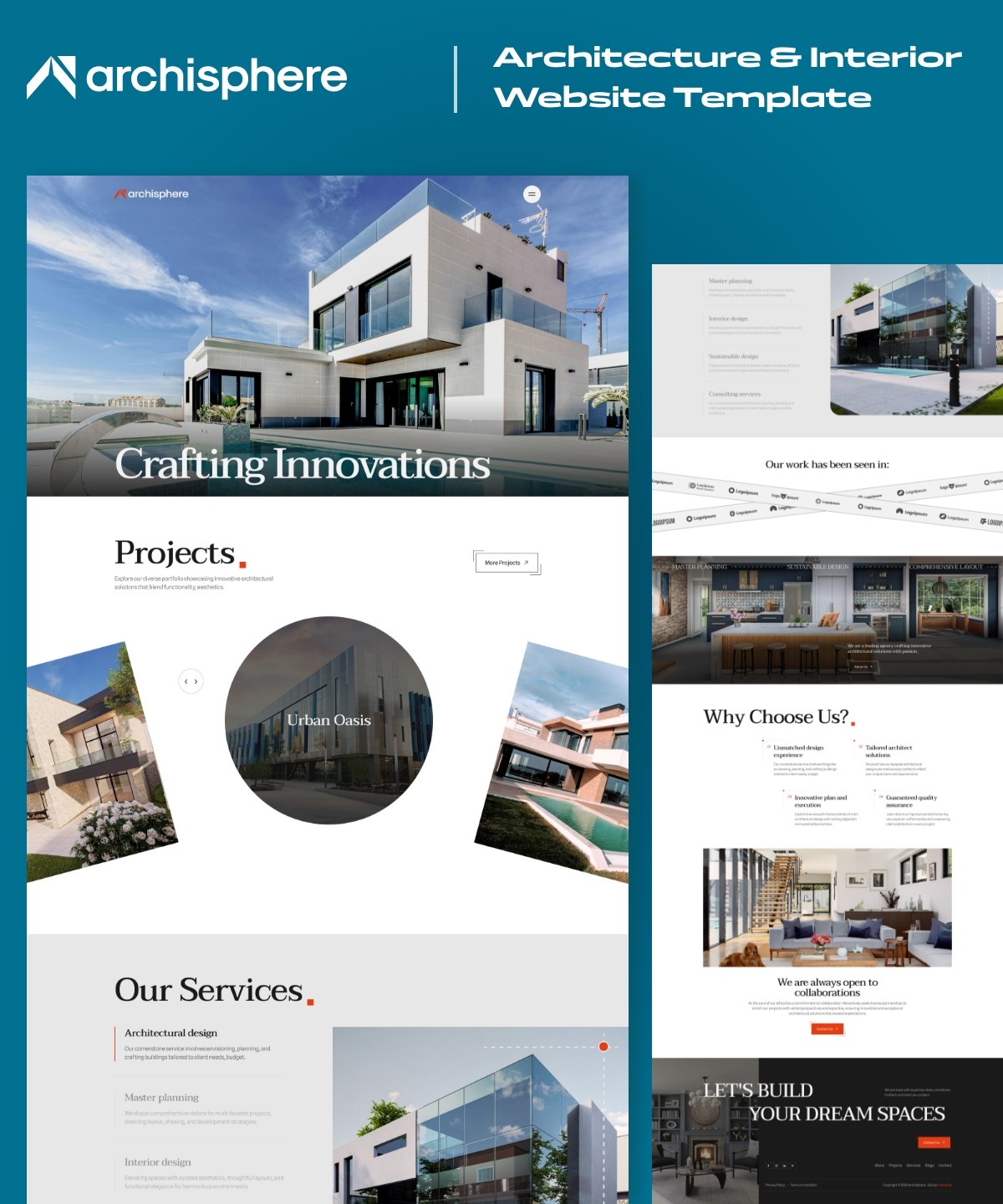 Screenshot of Archisphere website