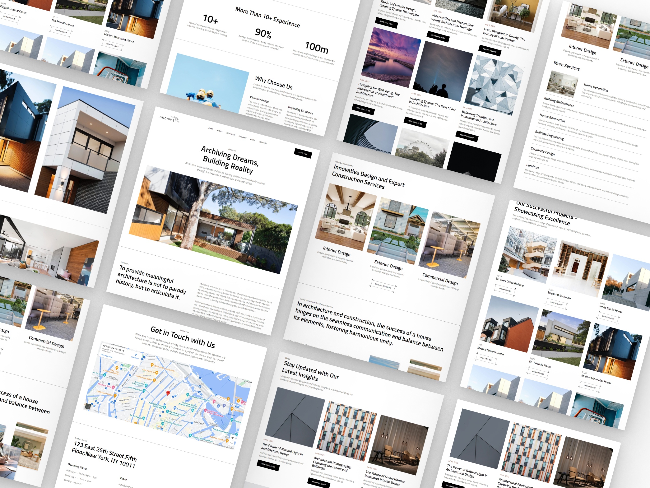 Screenshot 4 of Archive construction architecture website