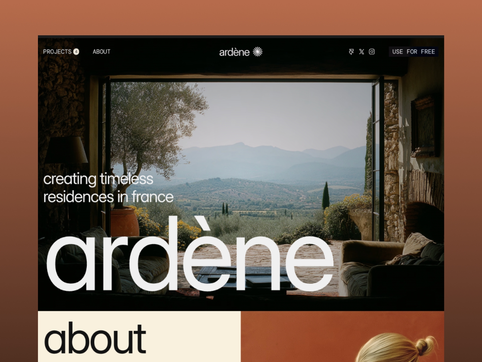 Screenshot of Ardene website