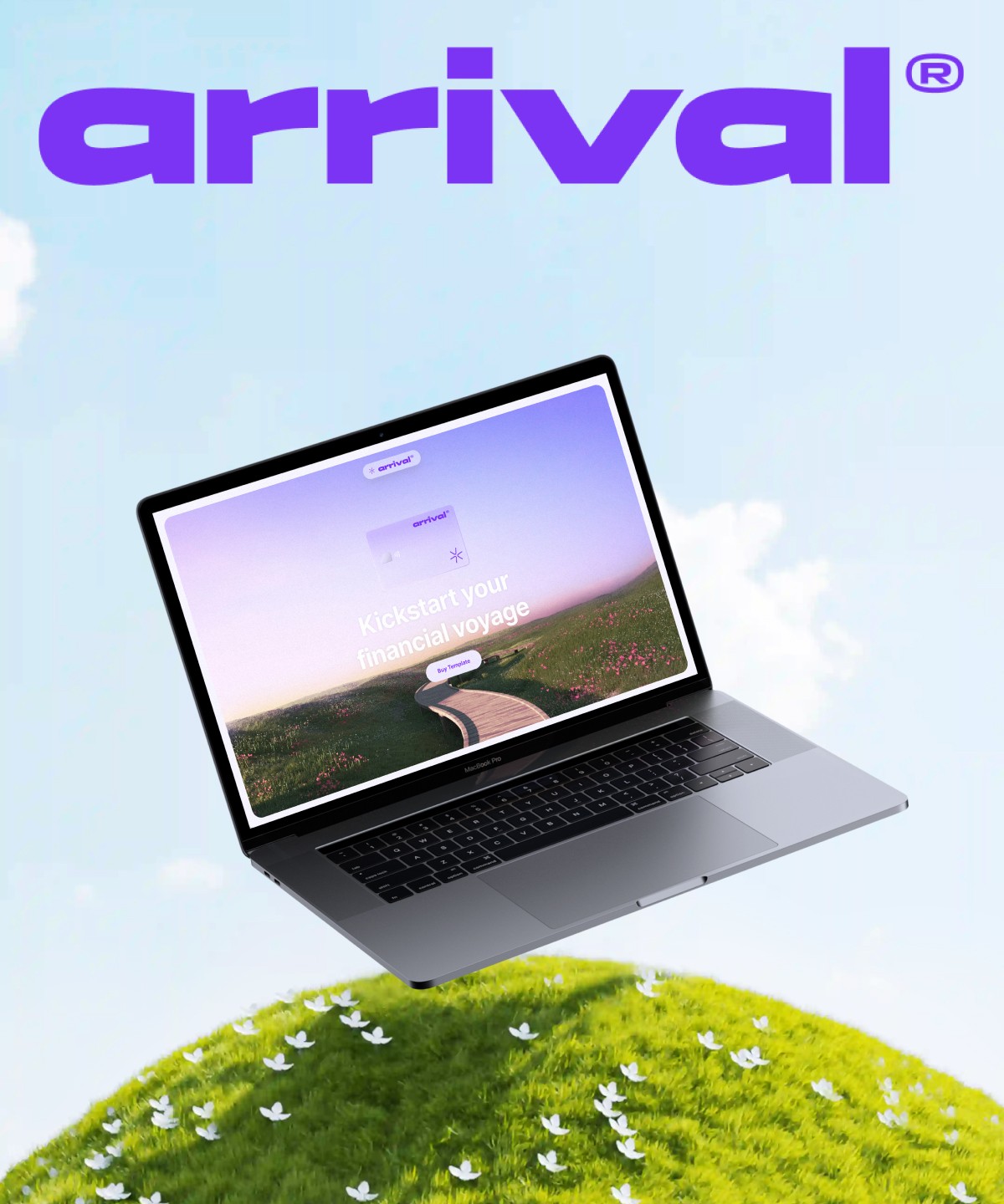 Screenshot of Arrival website