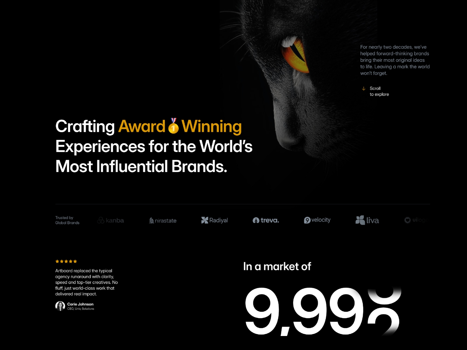 Screenshot of Artboard website