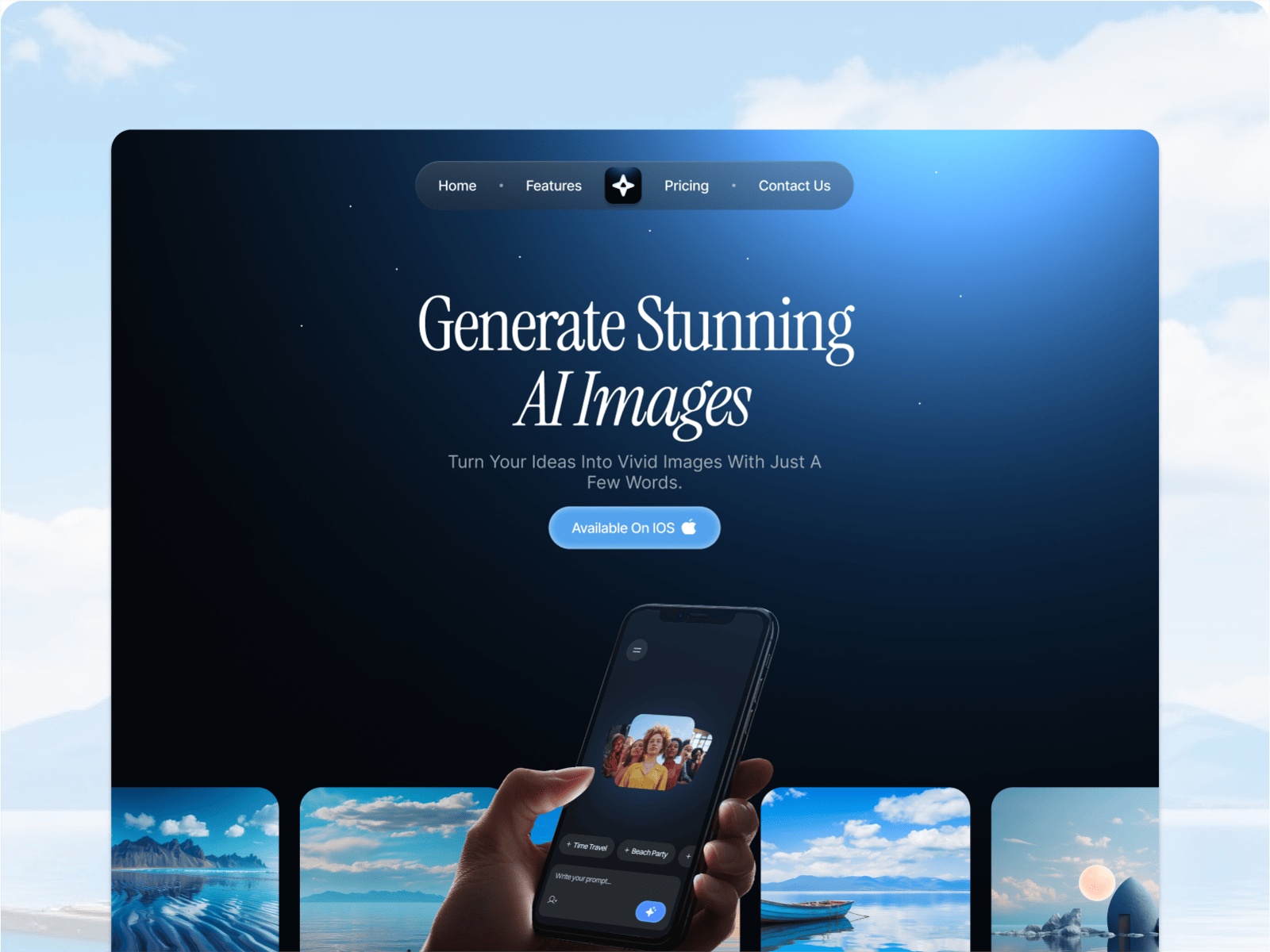 Screenshot of Artify website