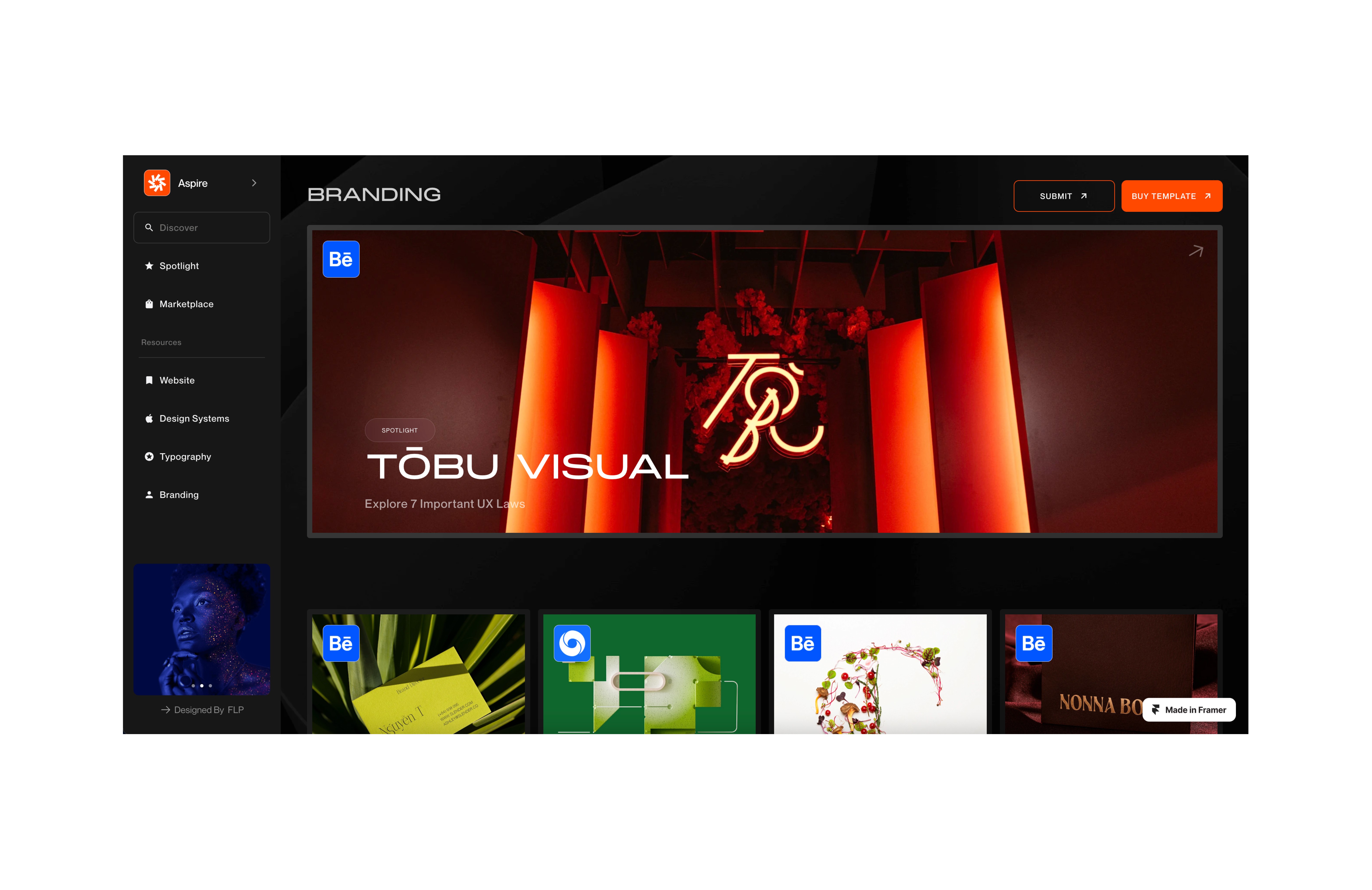 Screenshot 2 of Aspire documentation website