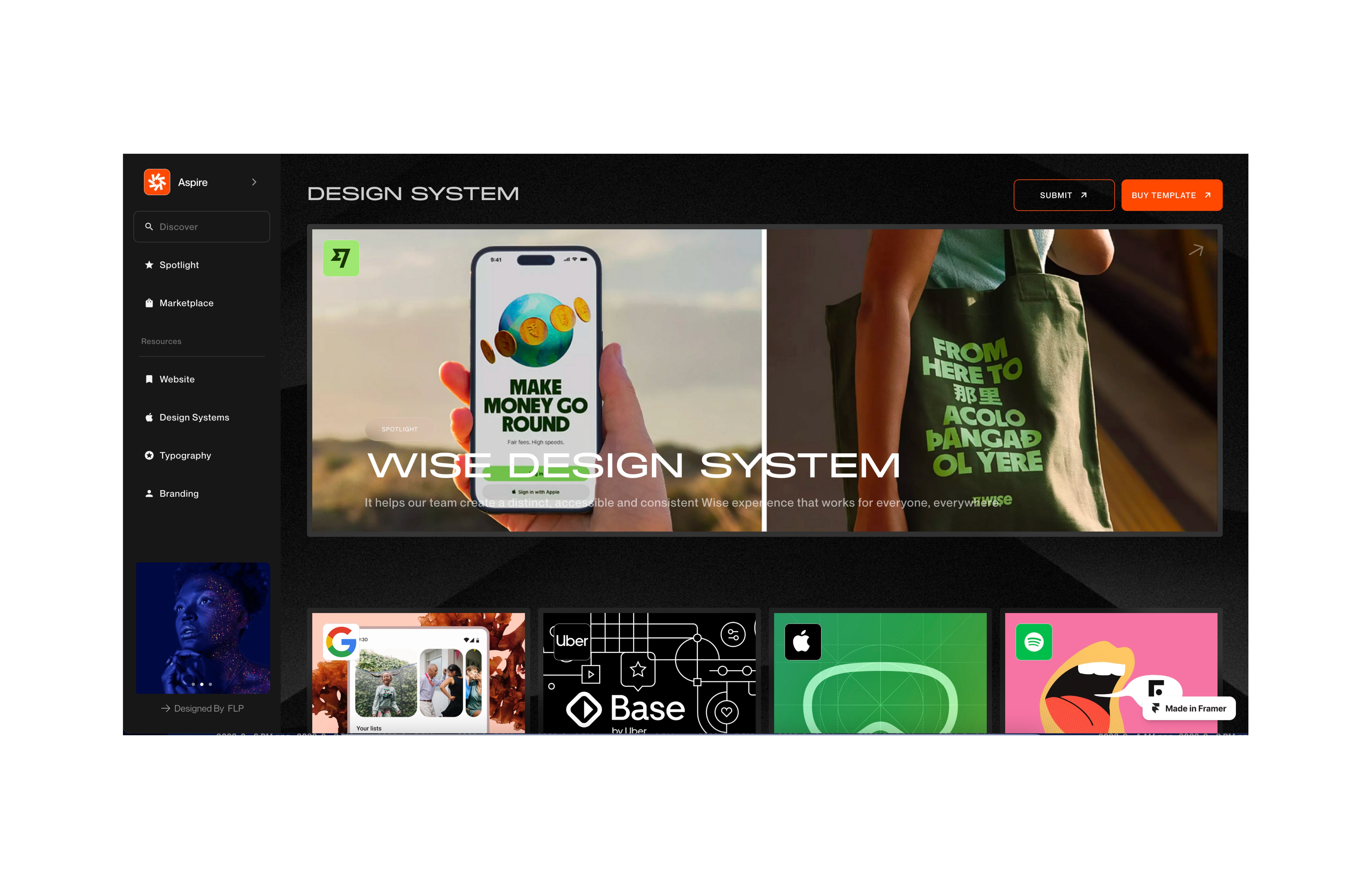 Screenshot 4 of Aspire documentation website