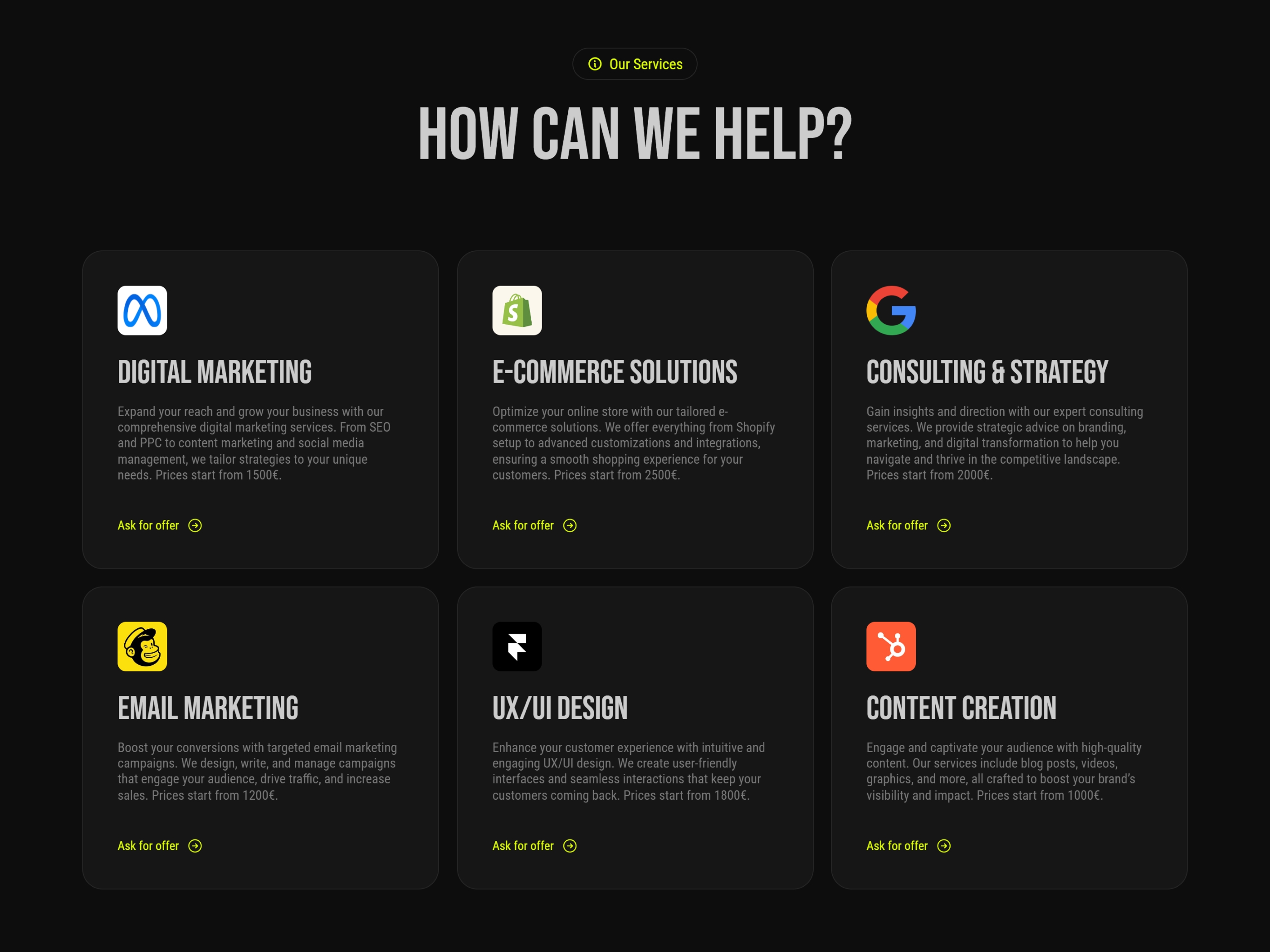 Screenshot 2 of Astra free creative professional website