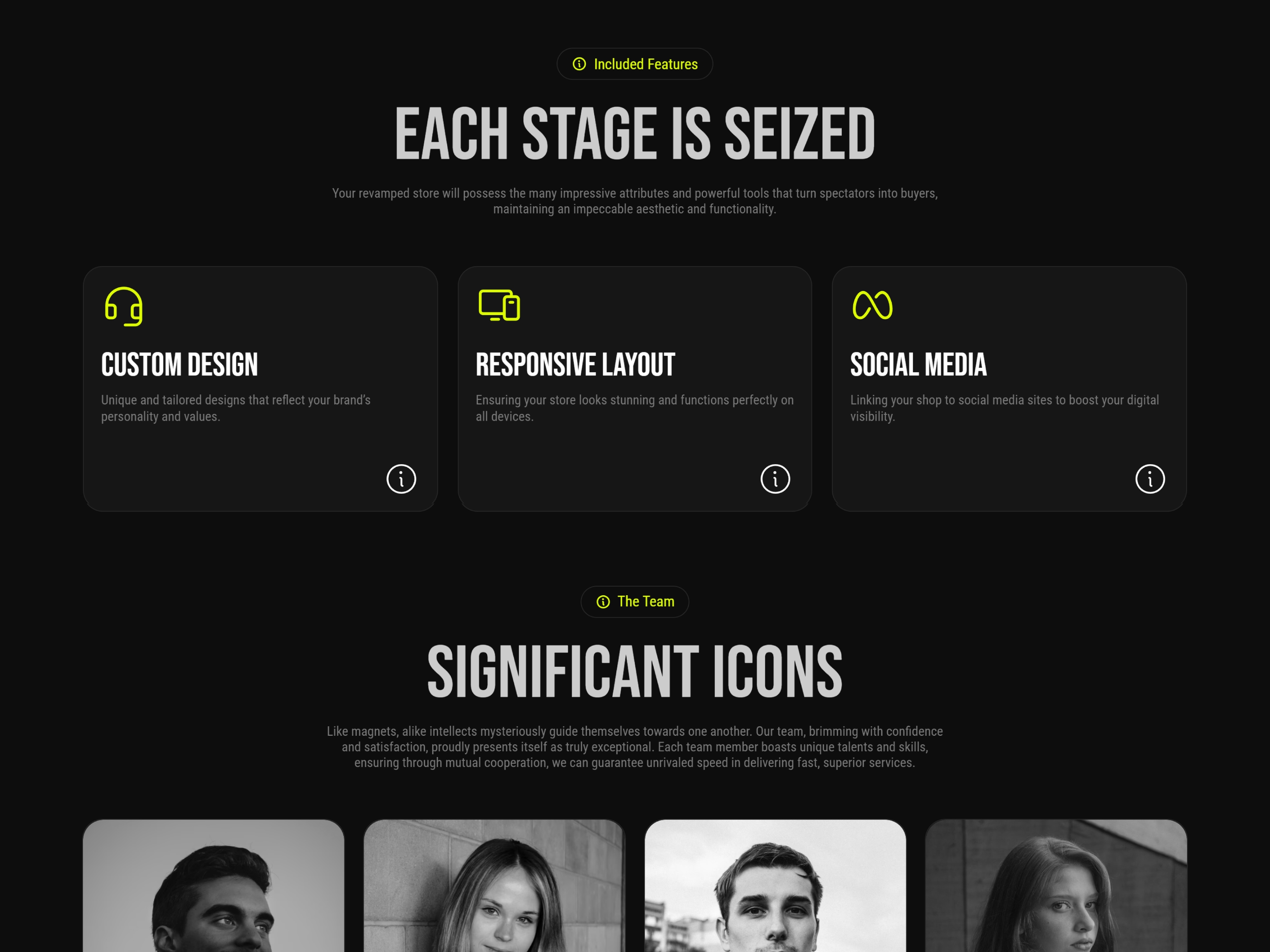 Screenshot 3 of Astra free creative professional website