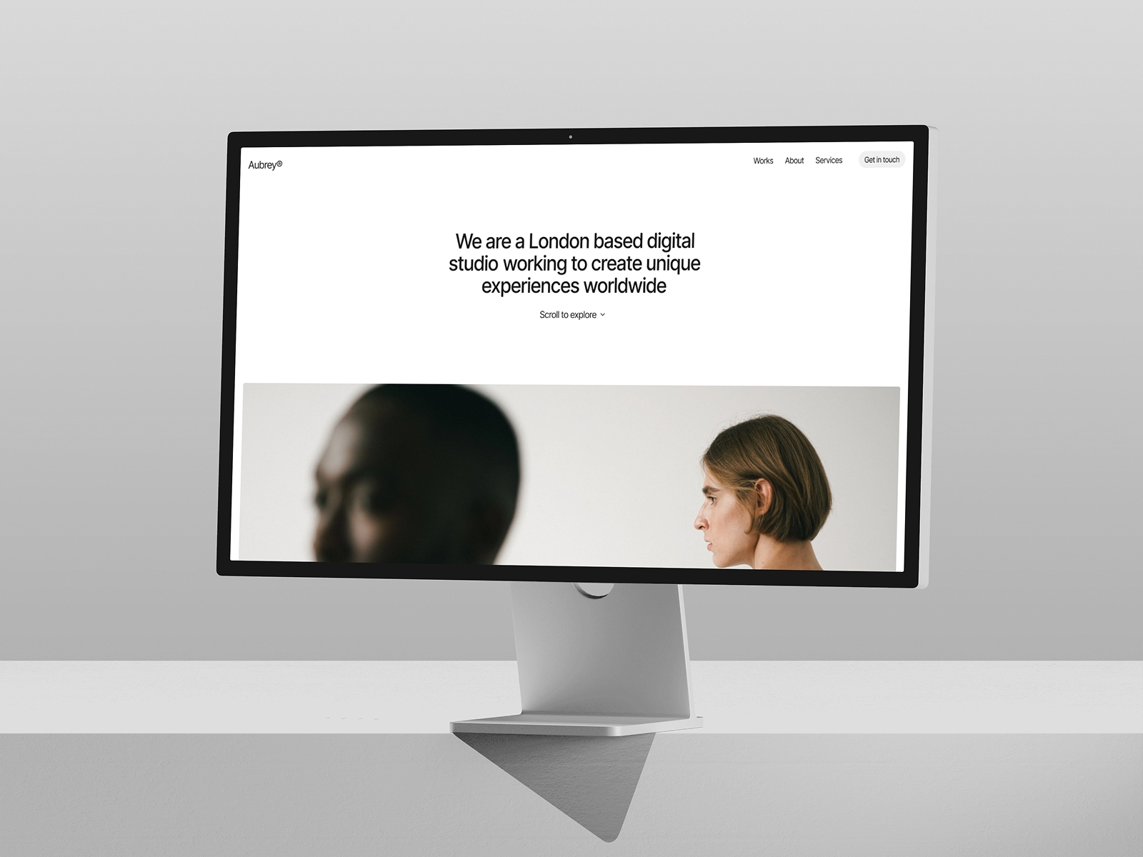 Screenshot of Aubrey website