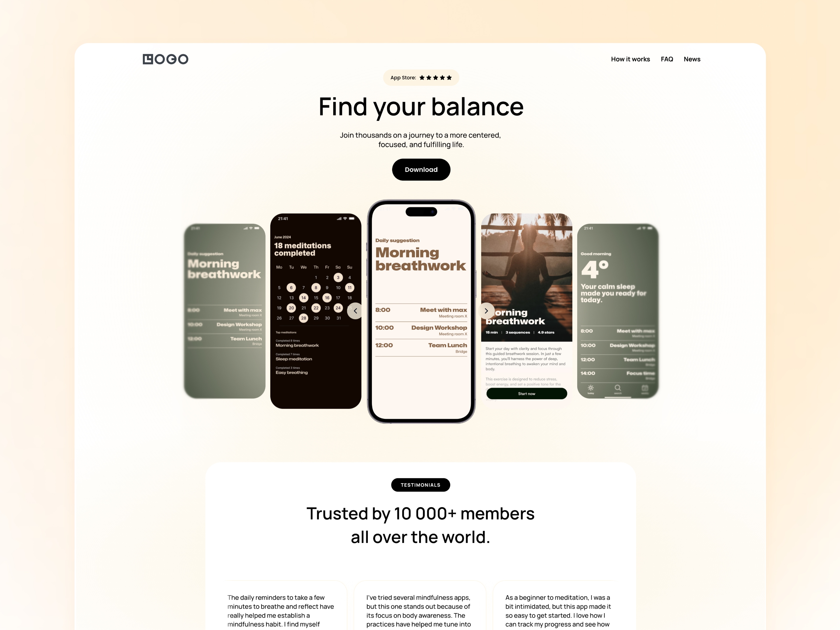 Screenshot of Aura snp5wn website