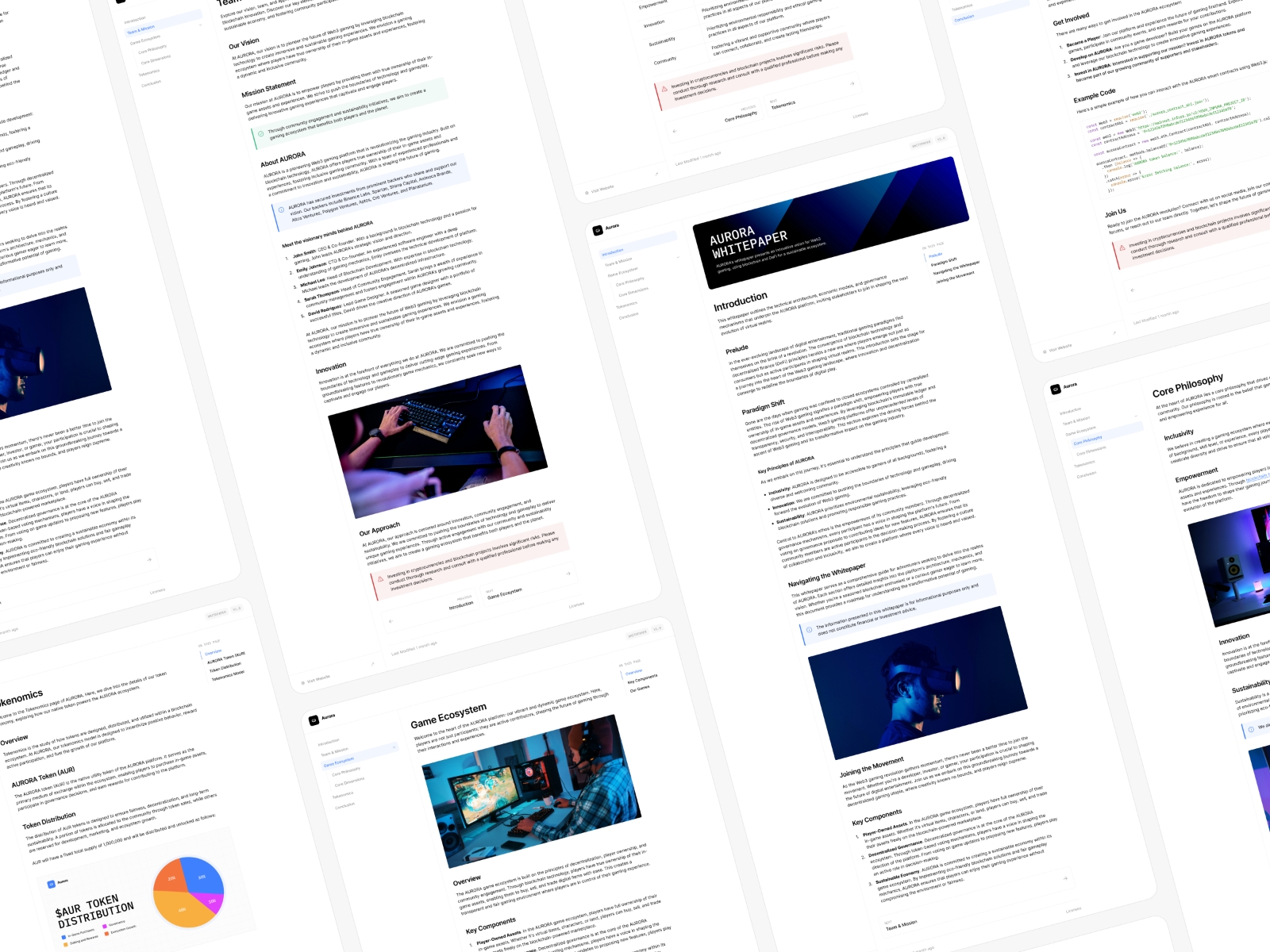 Screenshot 3 of Aurora docs