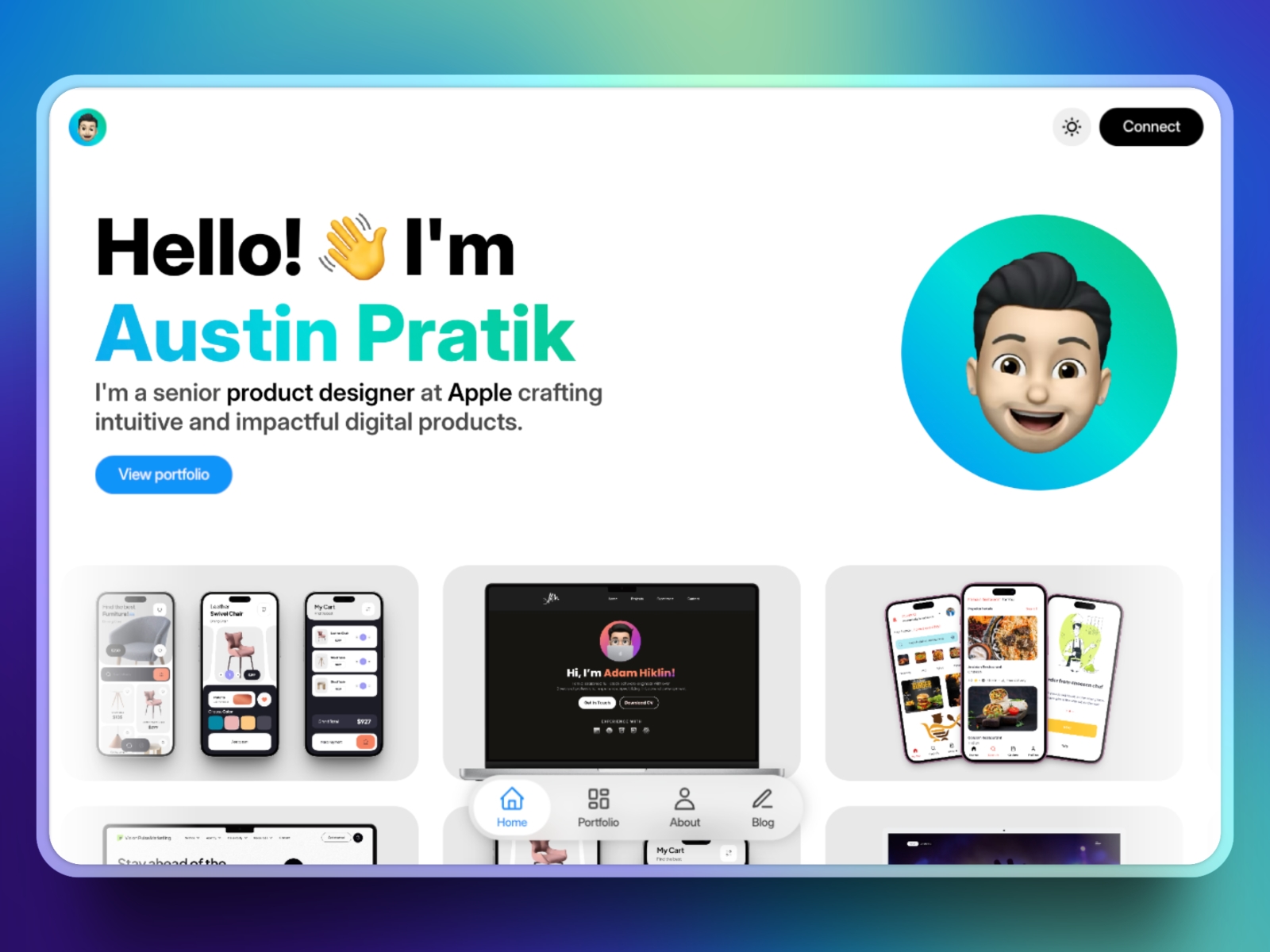 Screenshot of Austin website