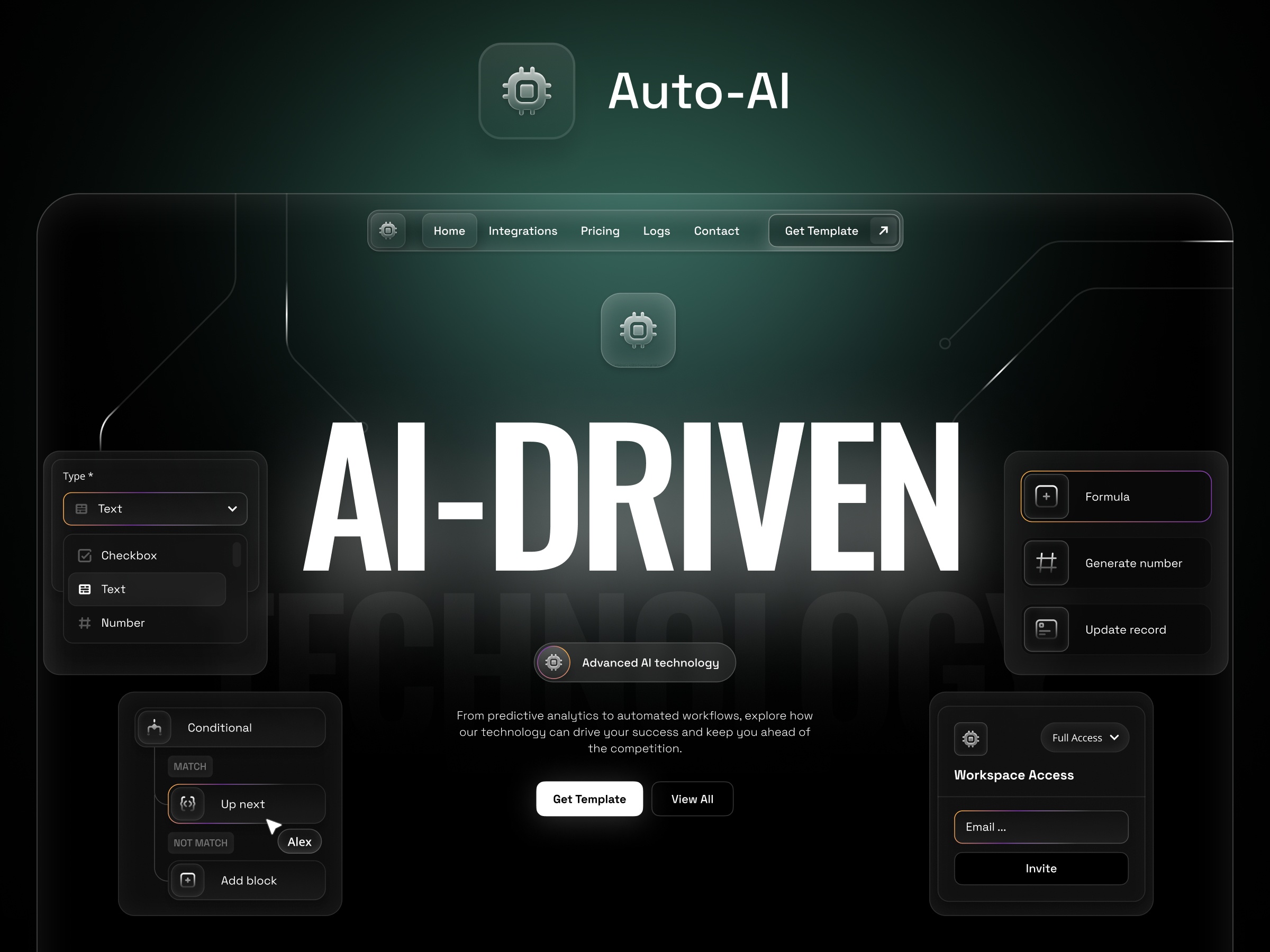 Screenshot of Auto ai website