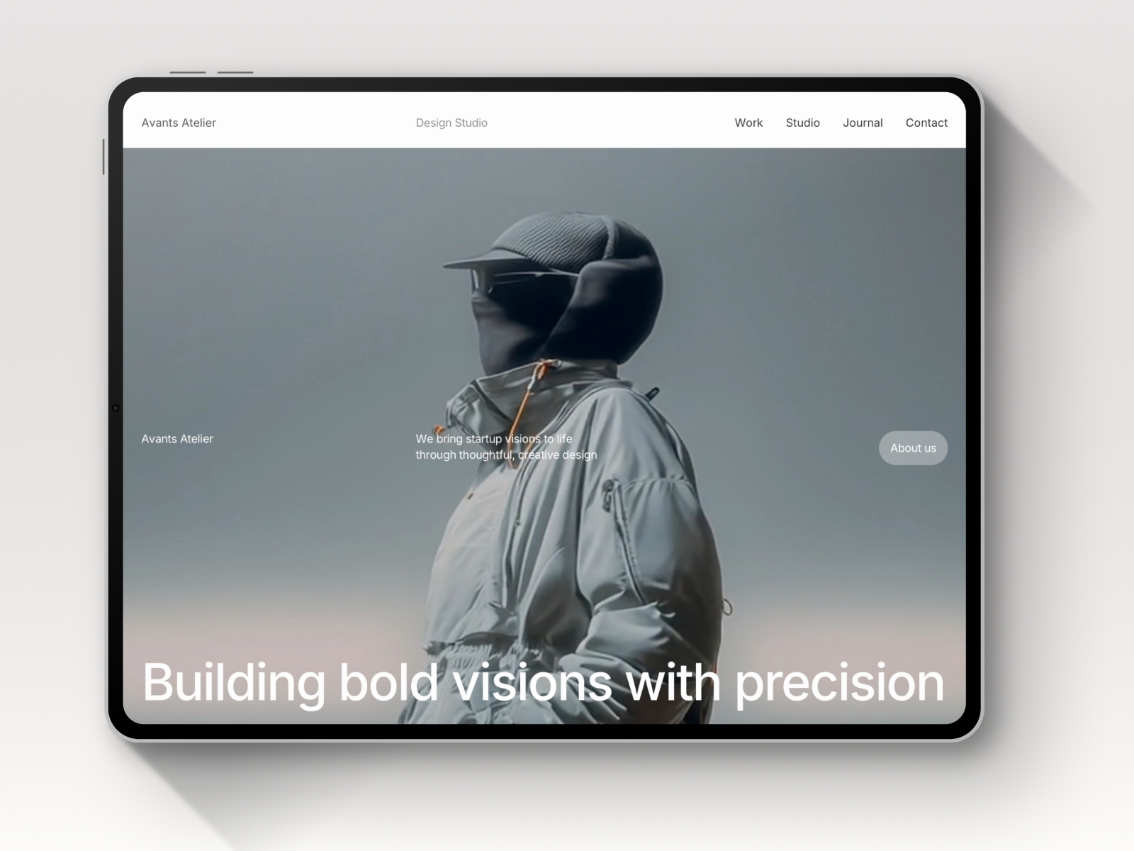 Screenshot of Avants website
