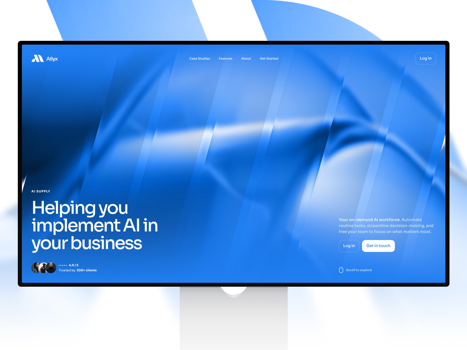 Screenshot of Aylix website
