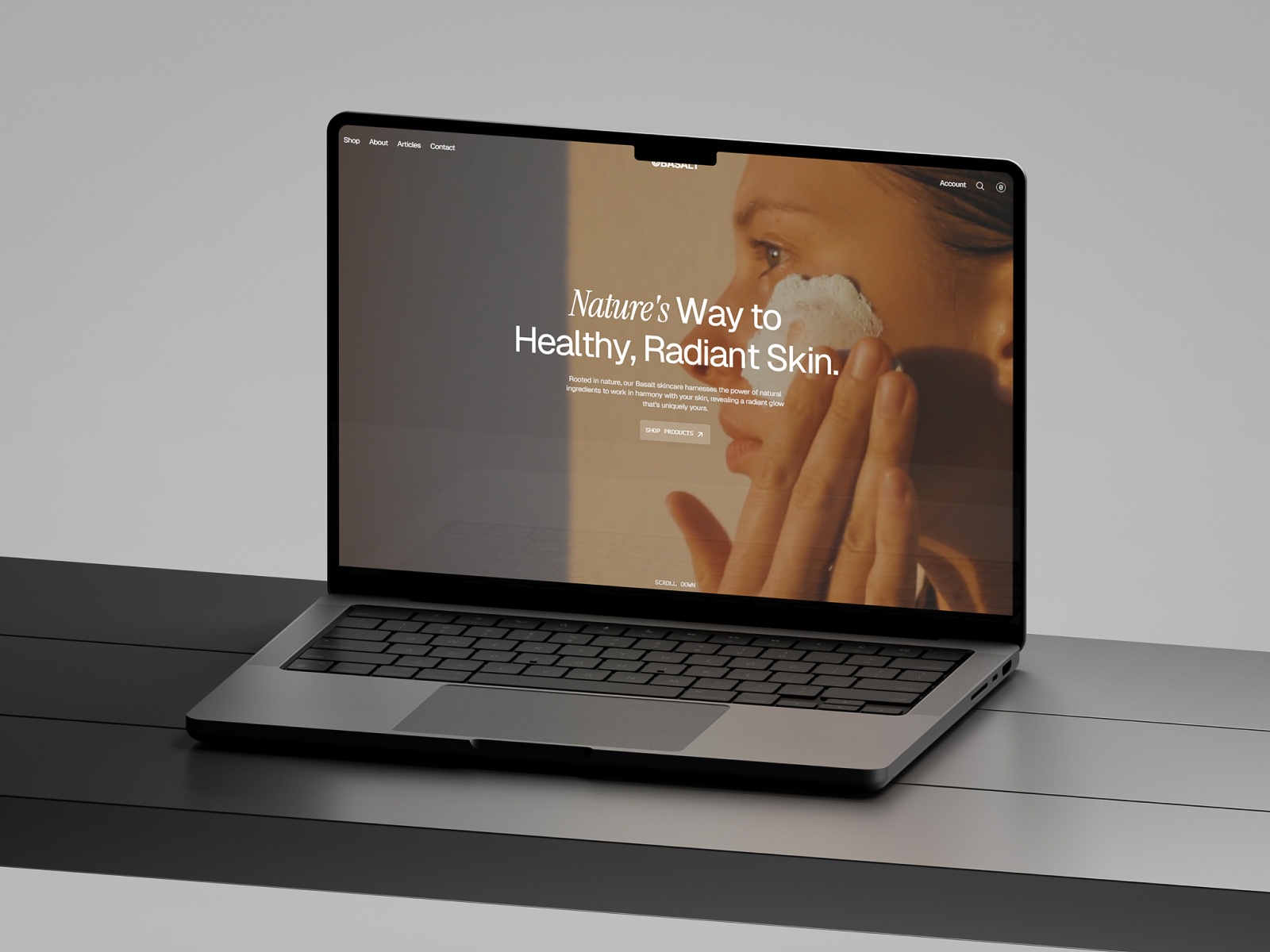 Screenshot of Basalt website