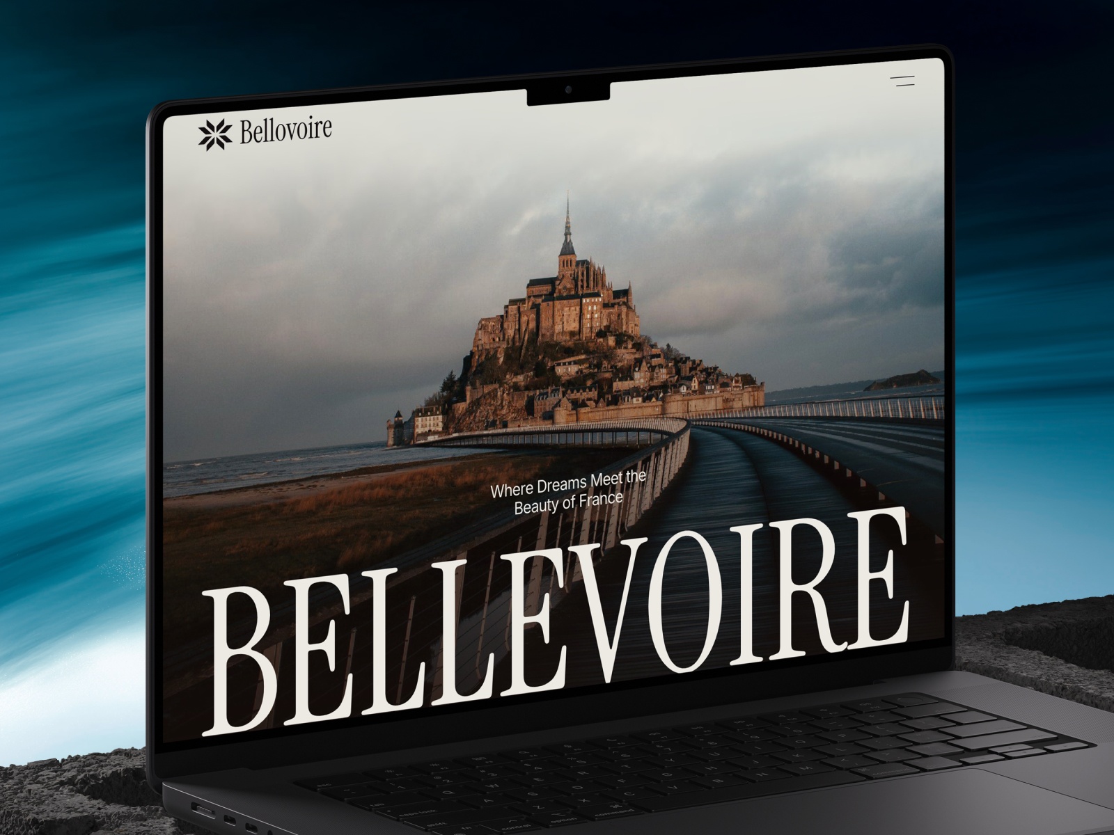 Screenshot of Bellevoire website