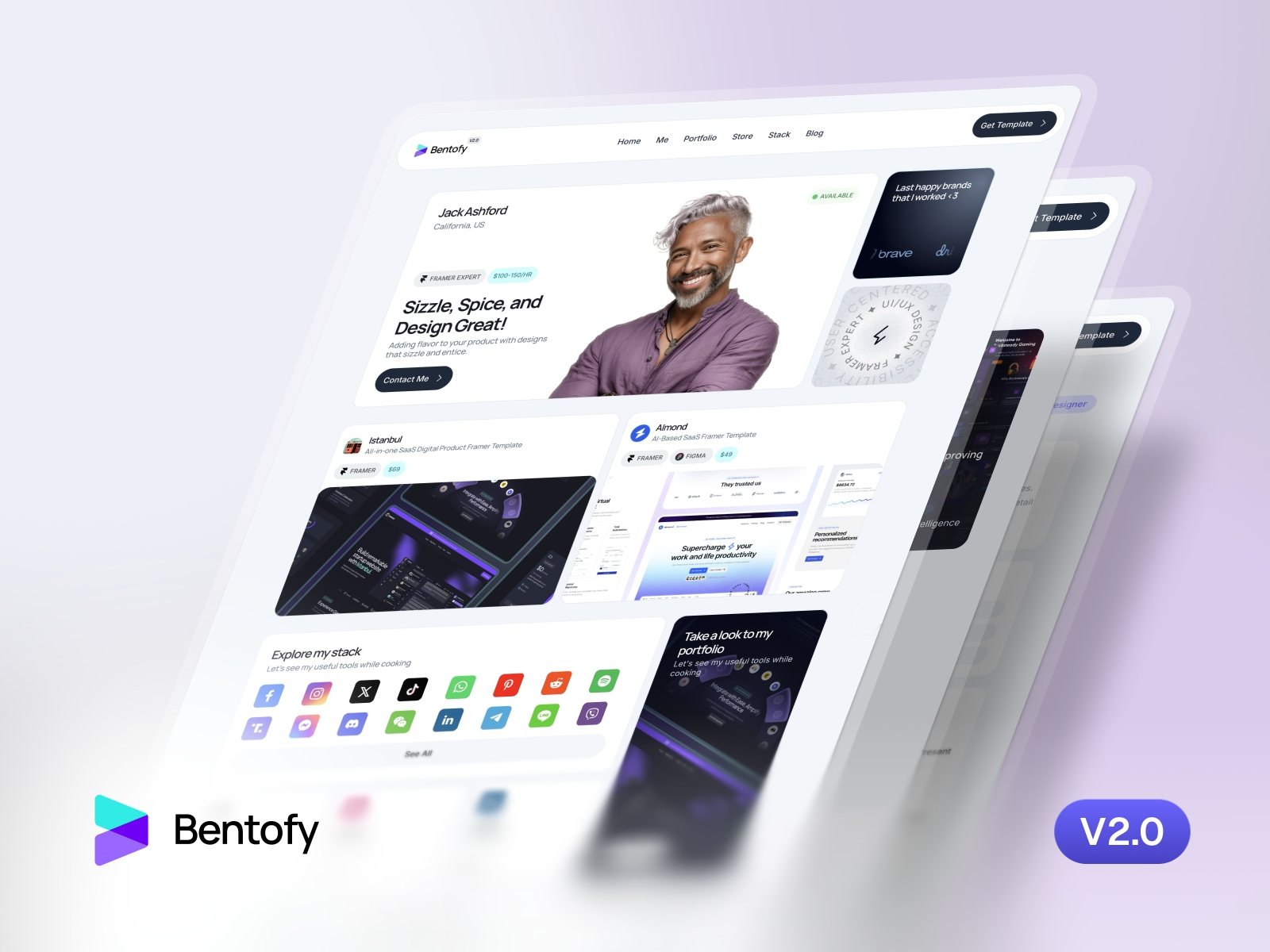 Screenshot of Bentofy website