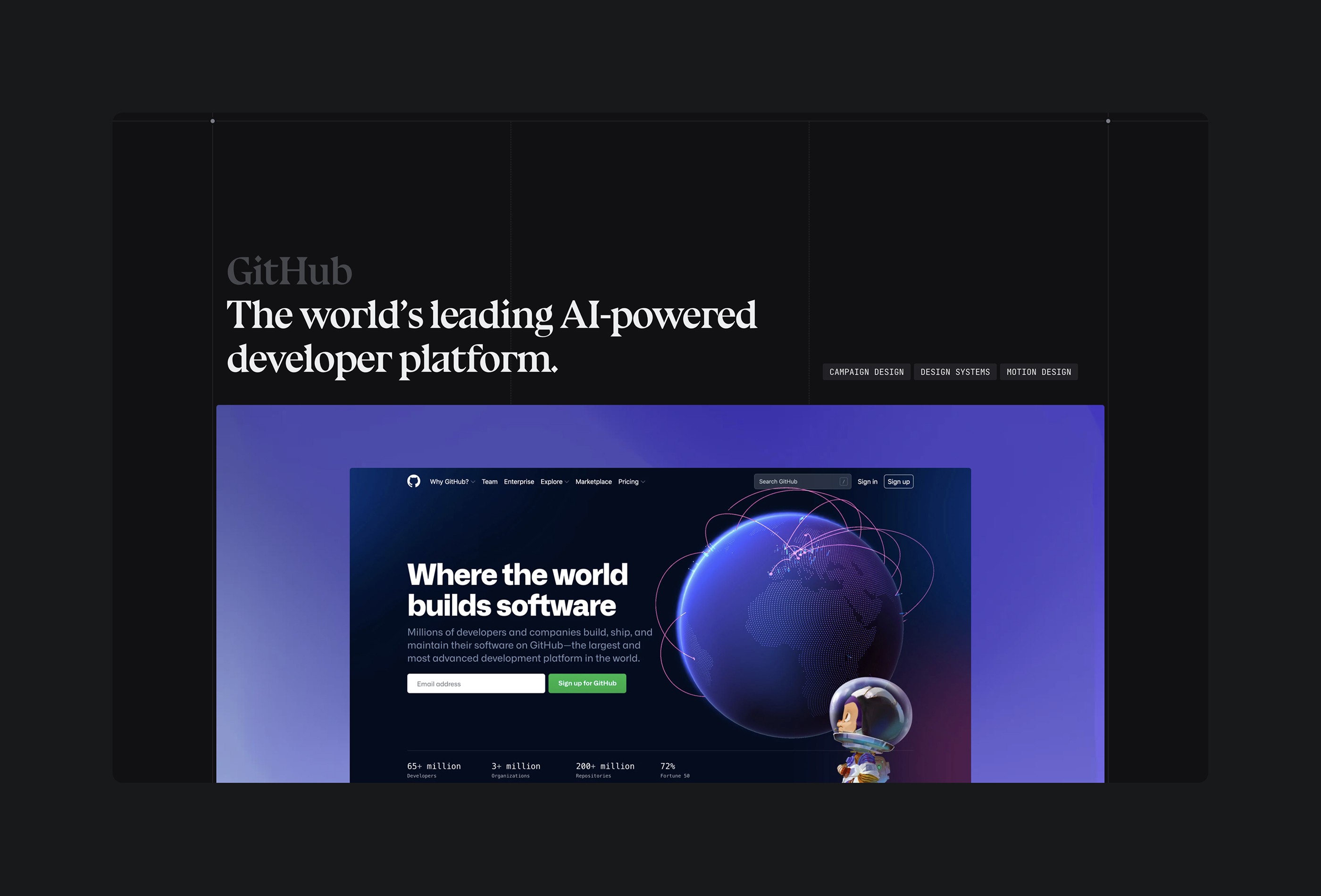 Screenshot 4 of Benton personal portfolio template