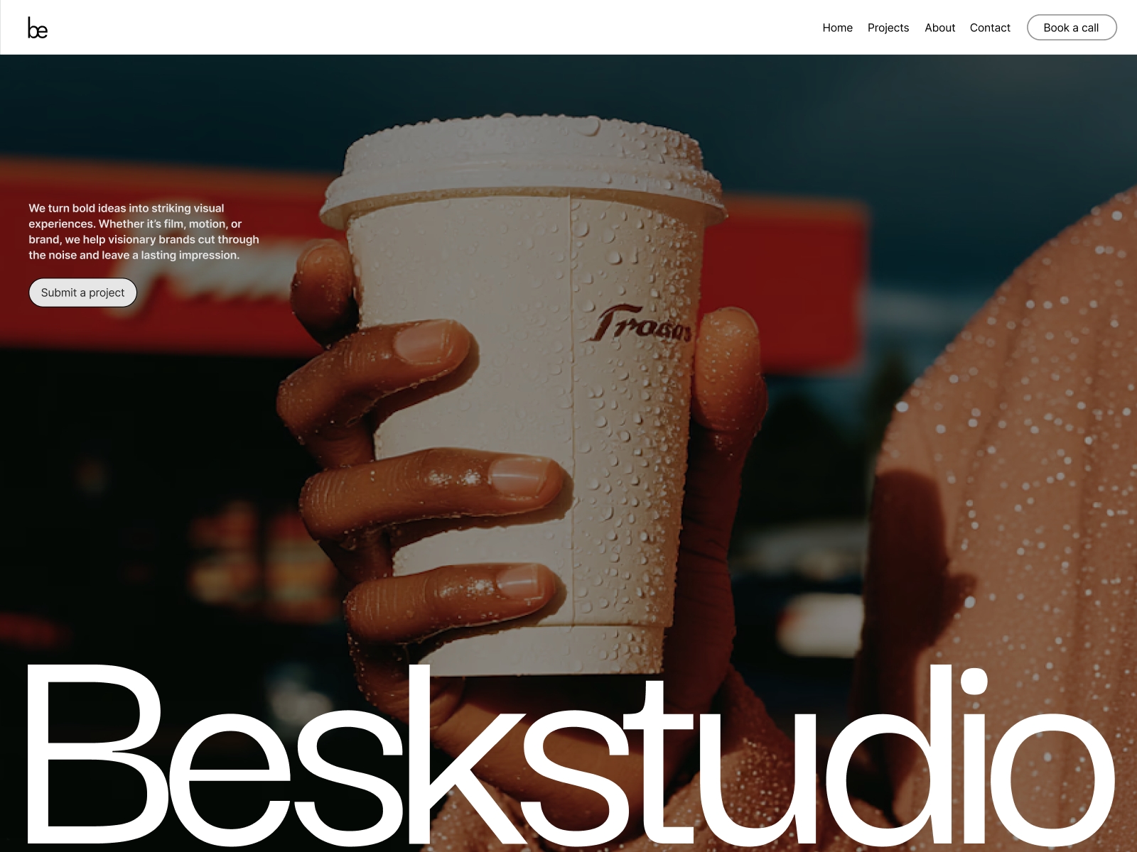 Screenshot of Besk website