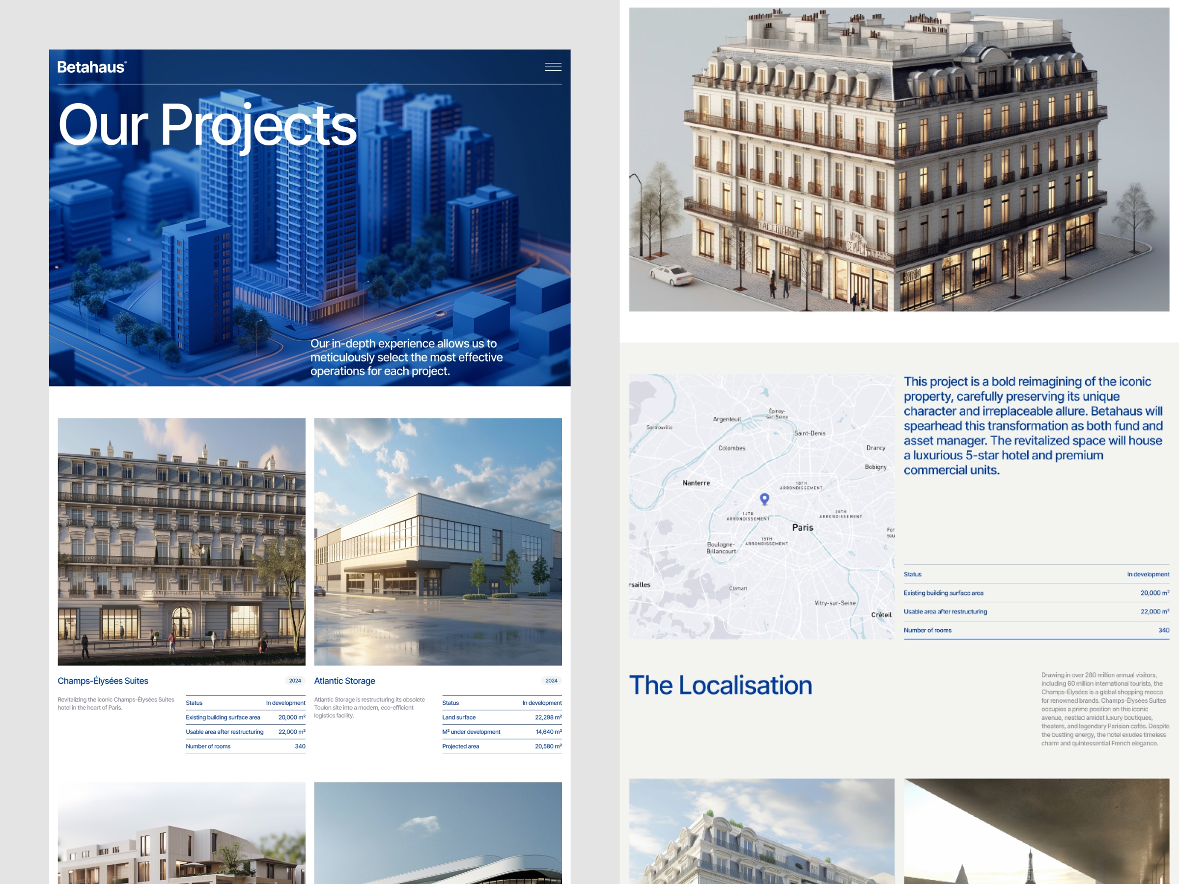 Screenshot 3 of Betahaus real estate asset management template