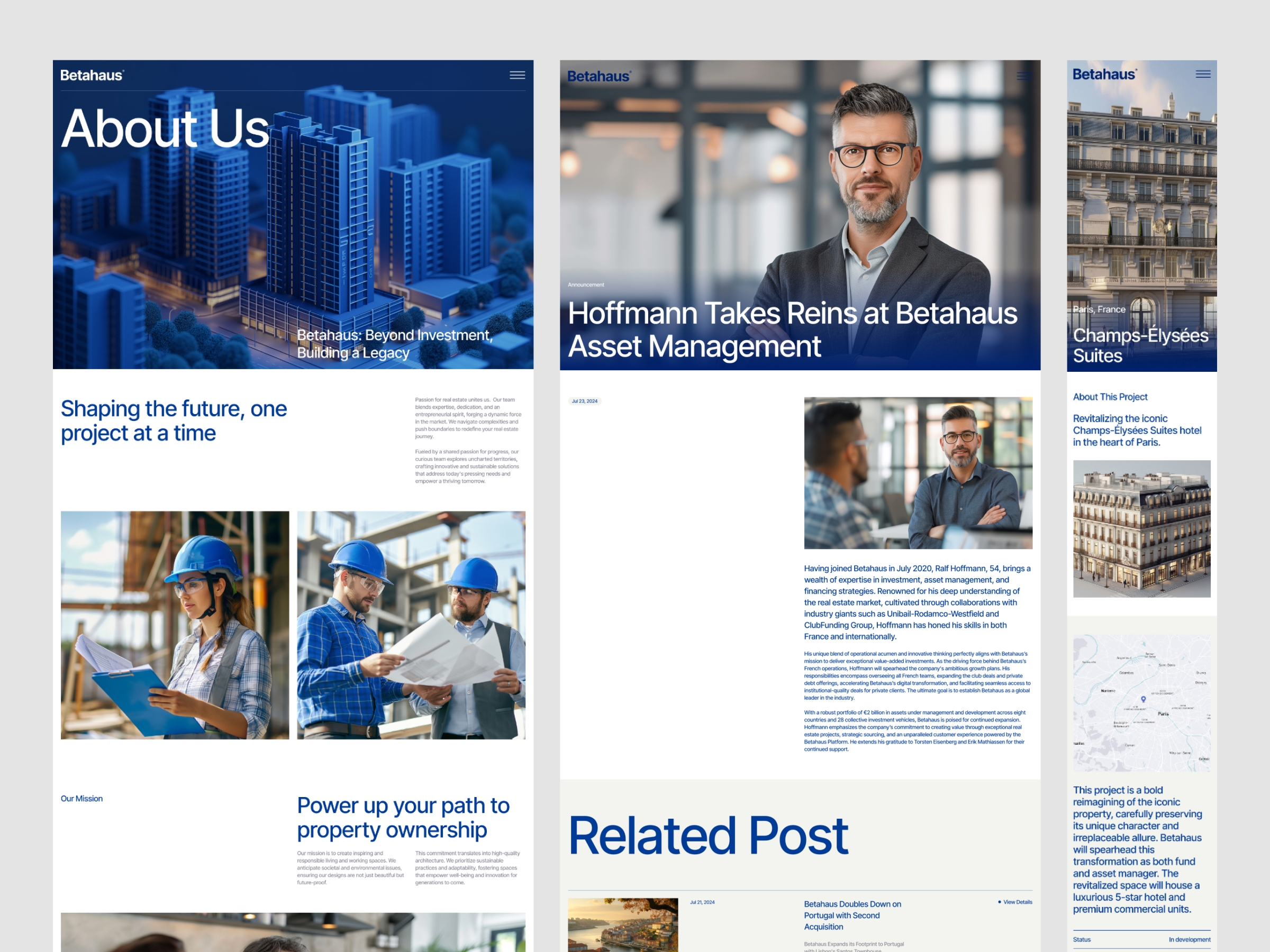 Screenshot 4 of Betahaus real estate asset management template