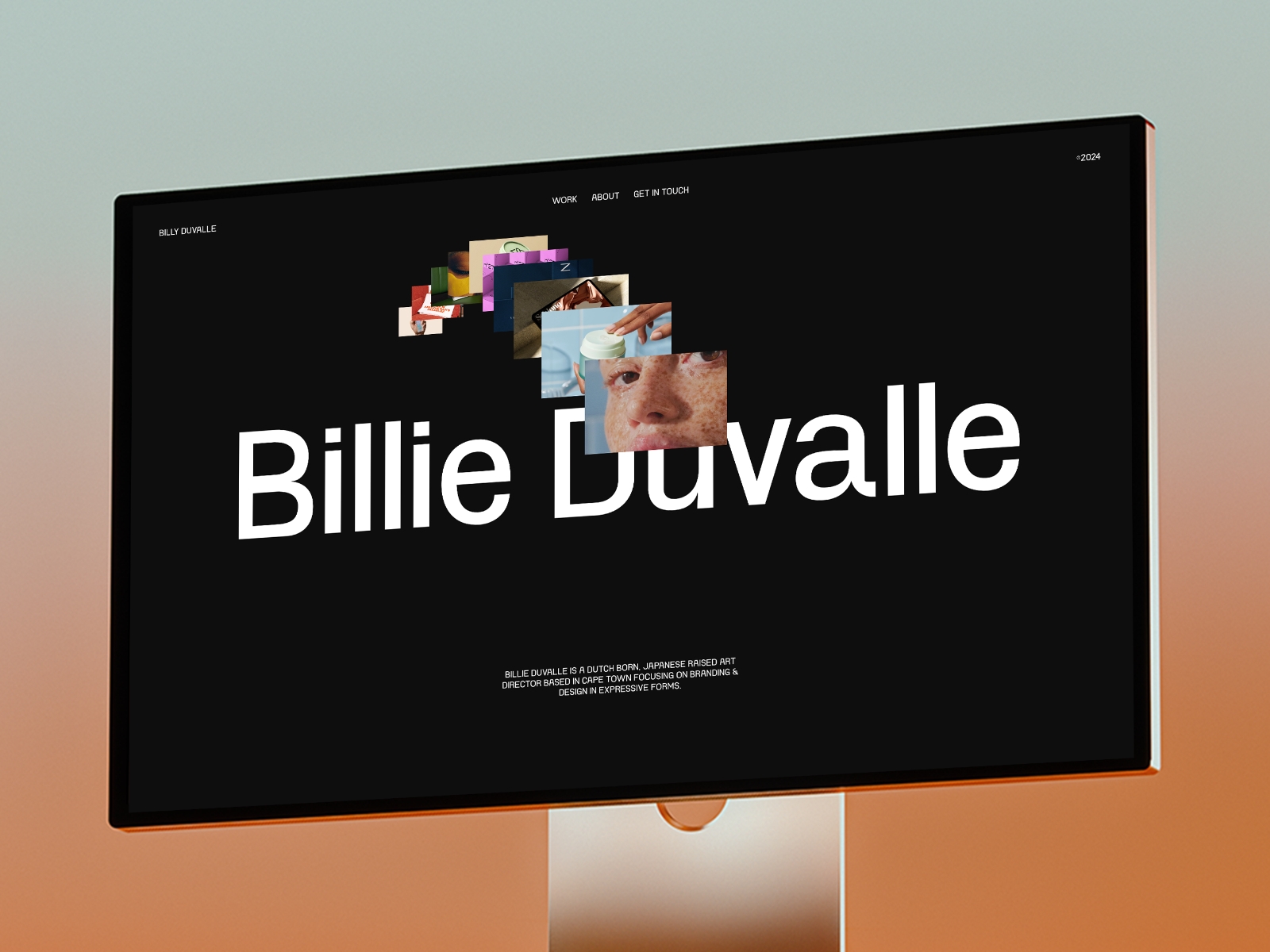 Screenshot of Billie website