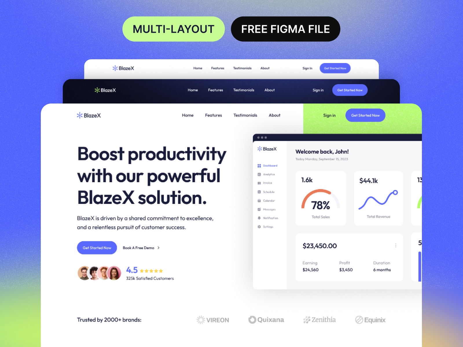 Screenshot of Blazex website