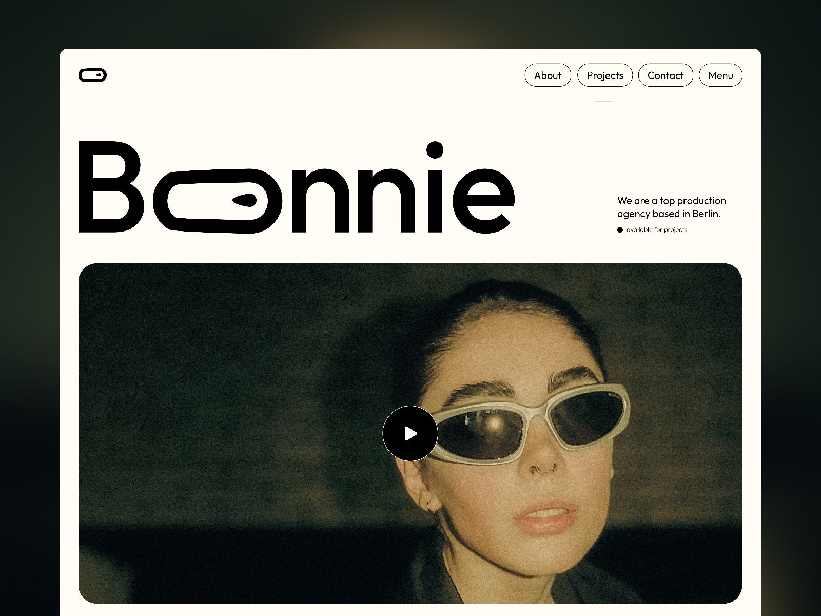 Screenshot of Bonnie website