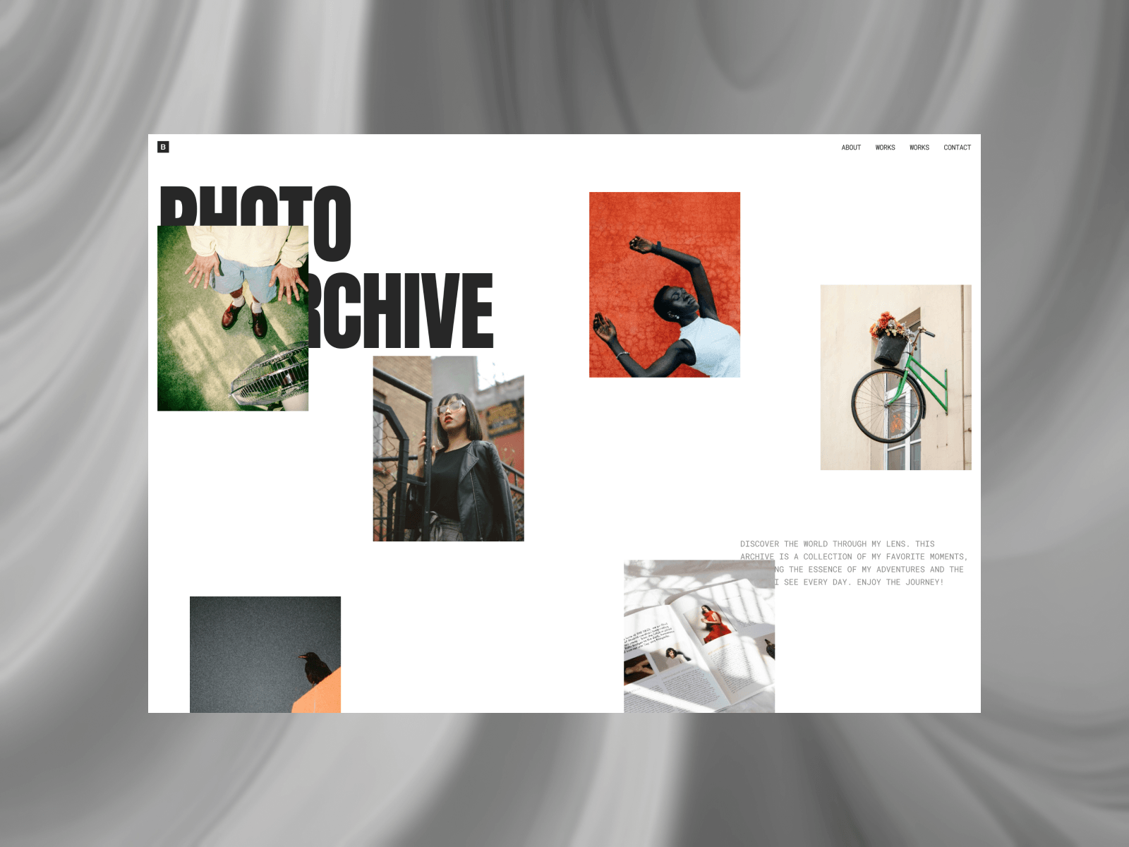 Screenshot 2 of Bradley portfolio template