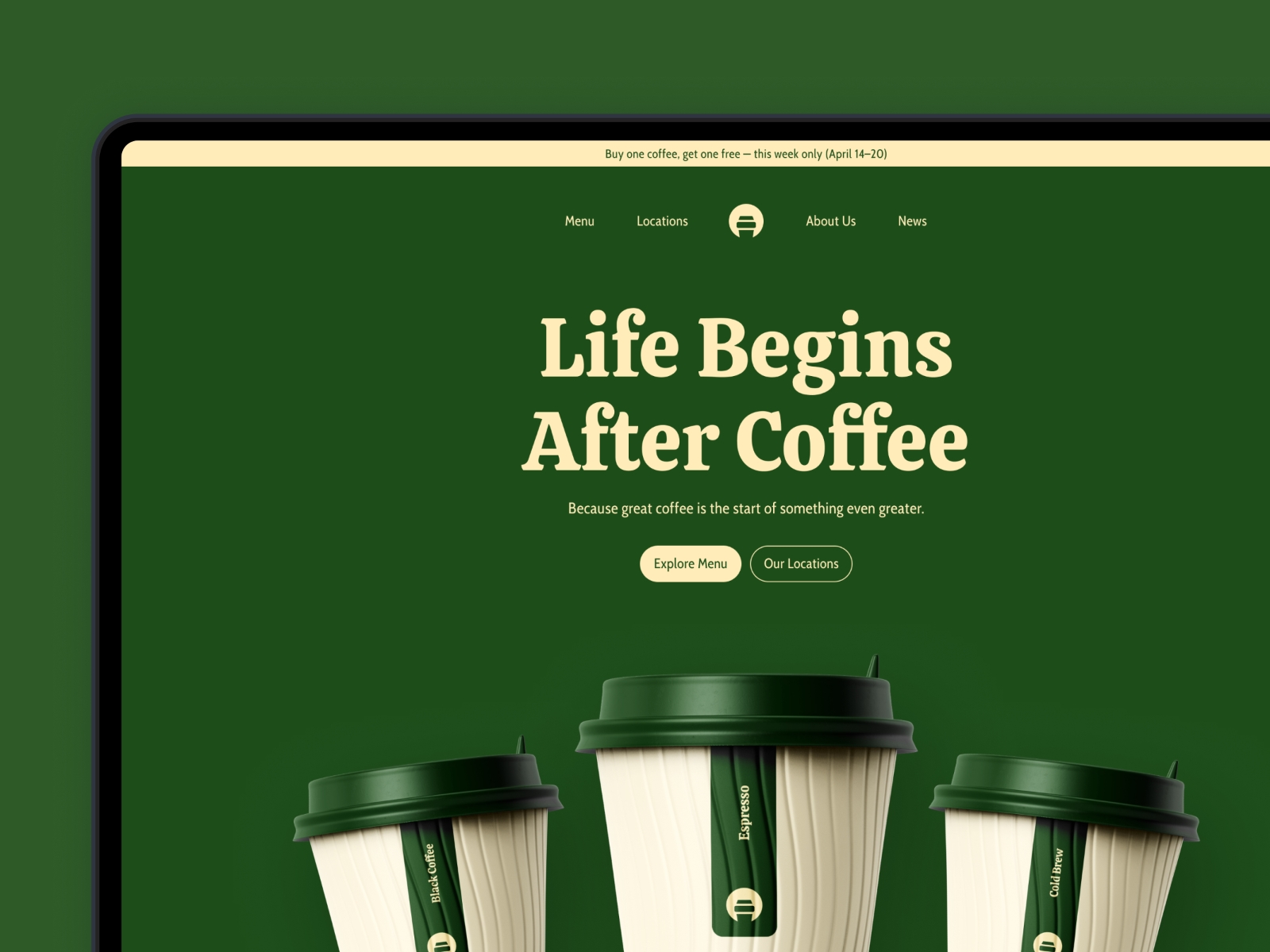Screenshot of Brewhaus website