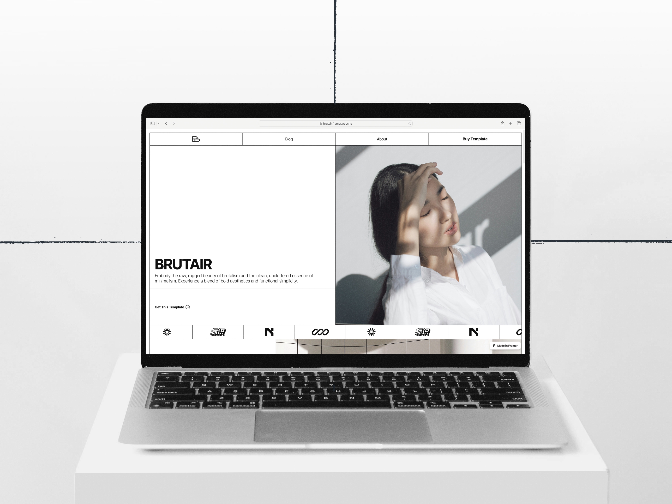 Screenshot of Brutair website