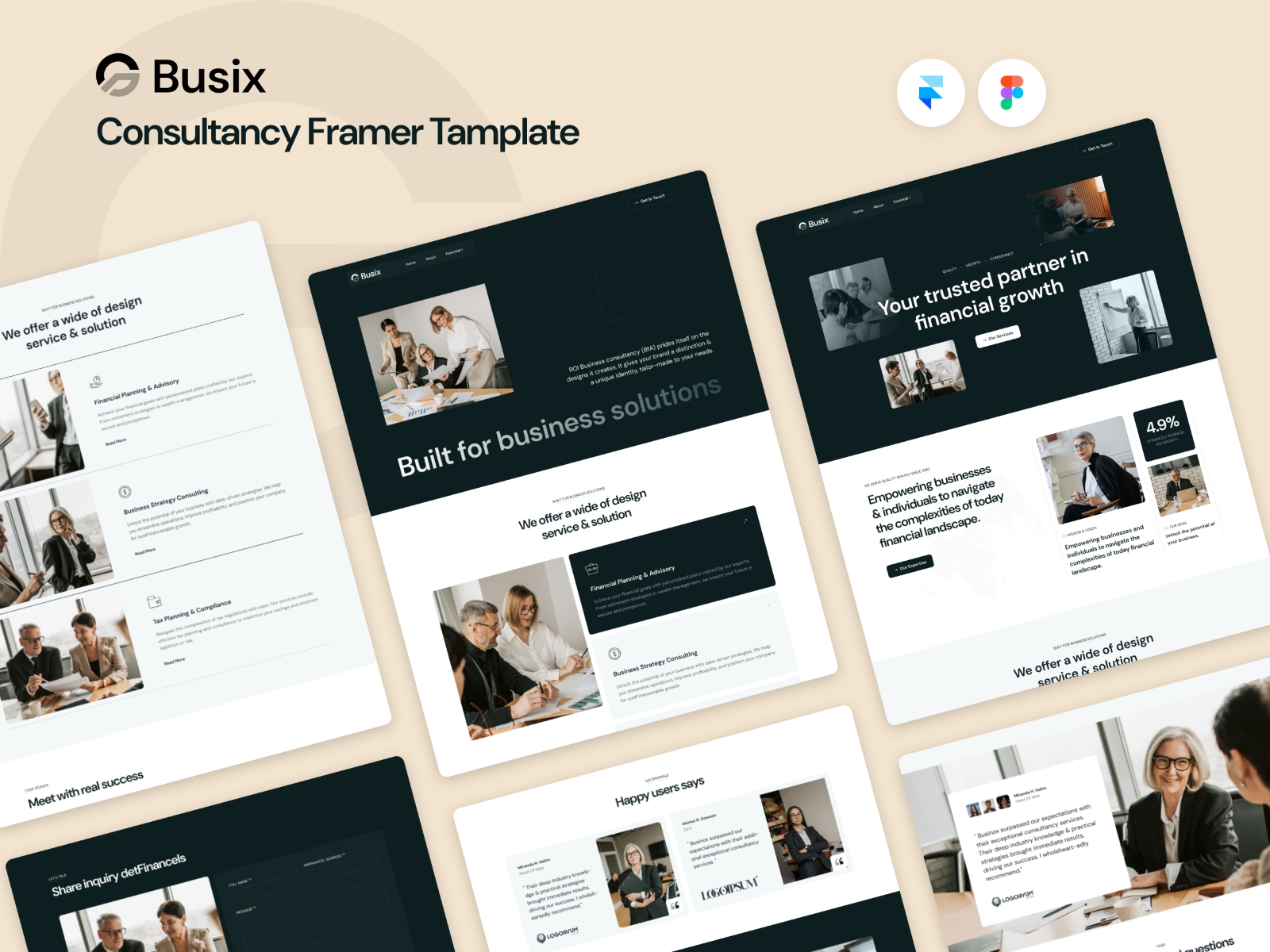 Screenshot of Busix website