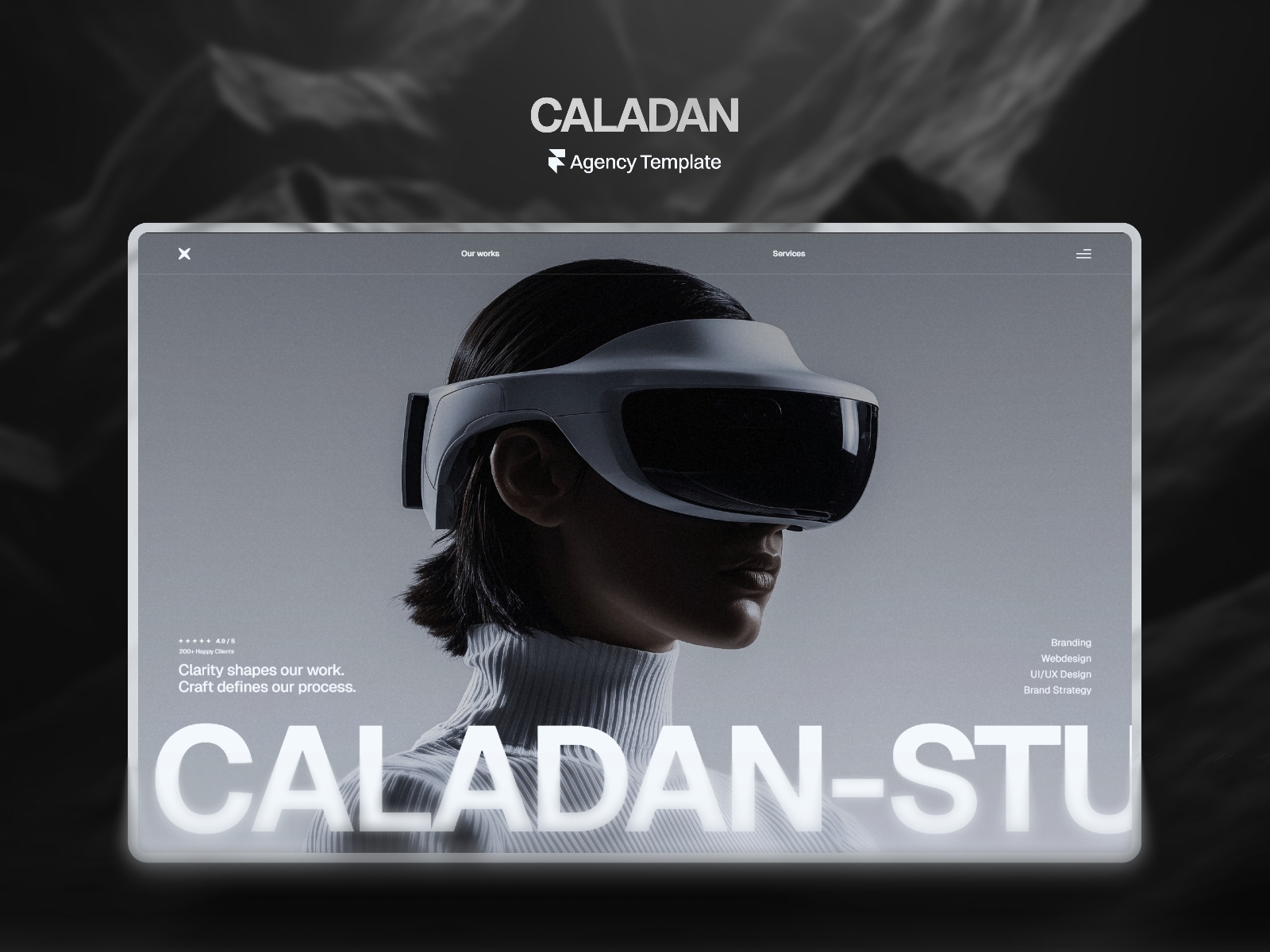Screenshot of Caladan website