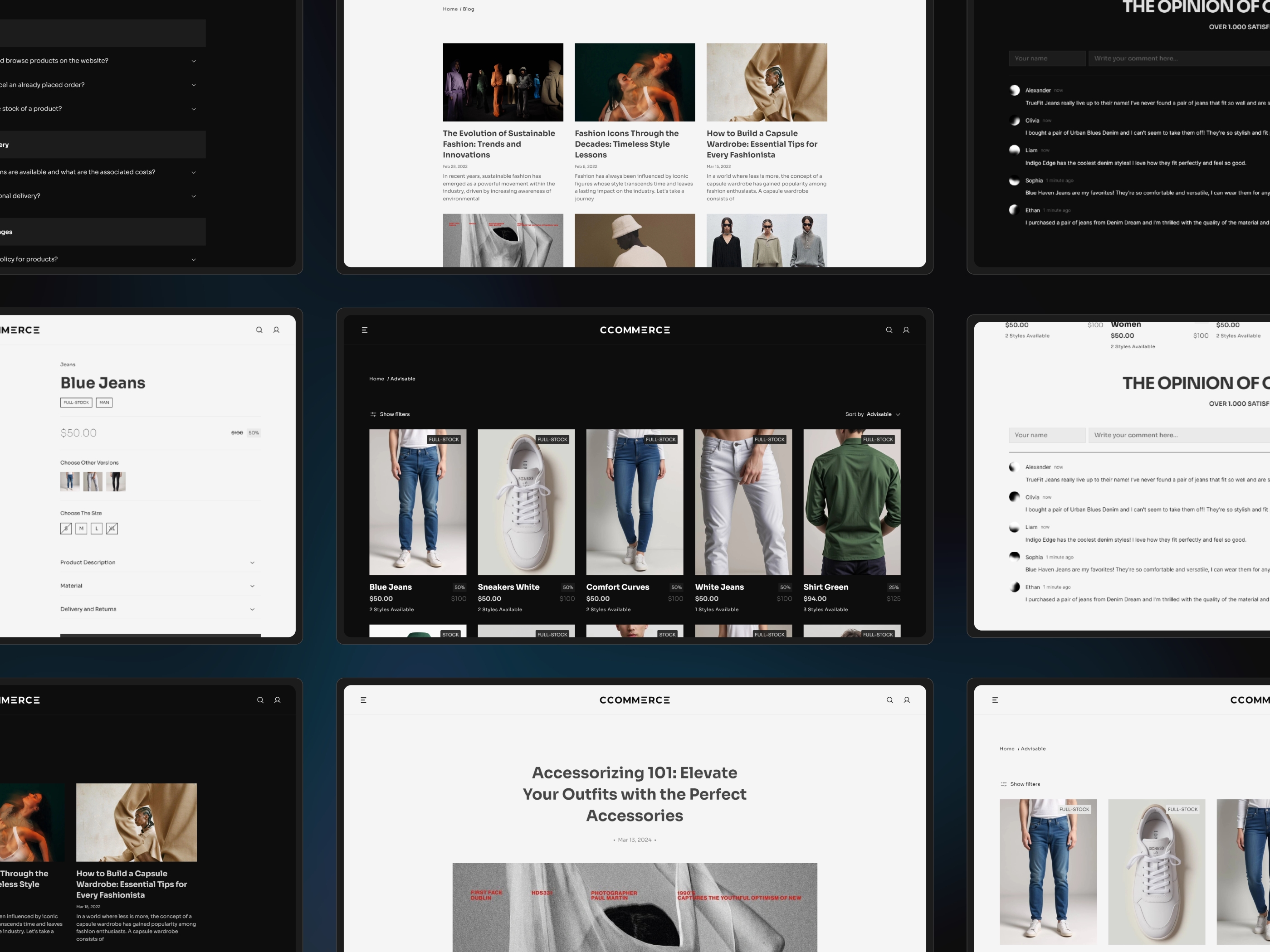 Screenshot 2 of Ccommerce e commerce template