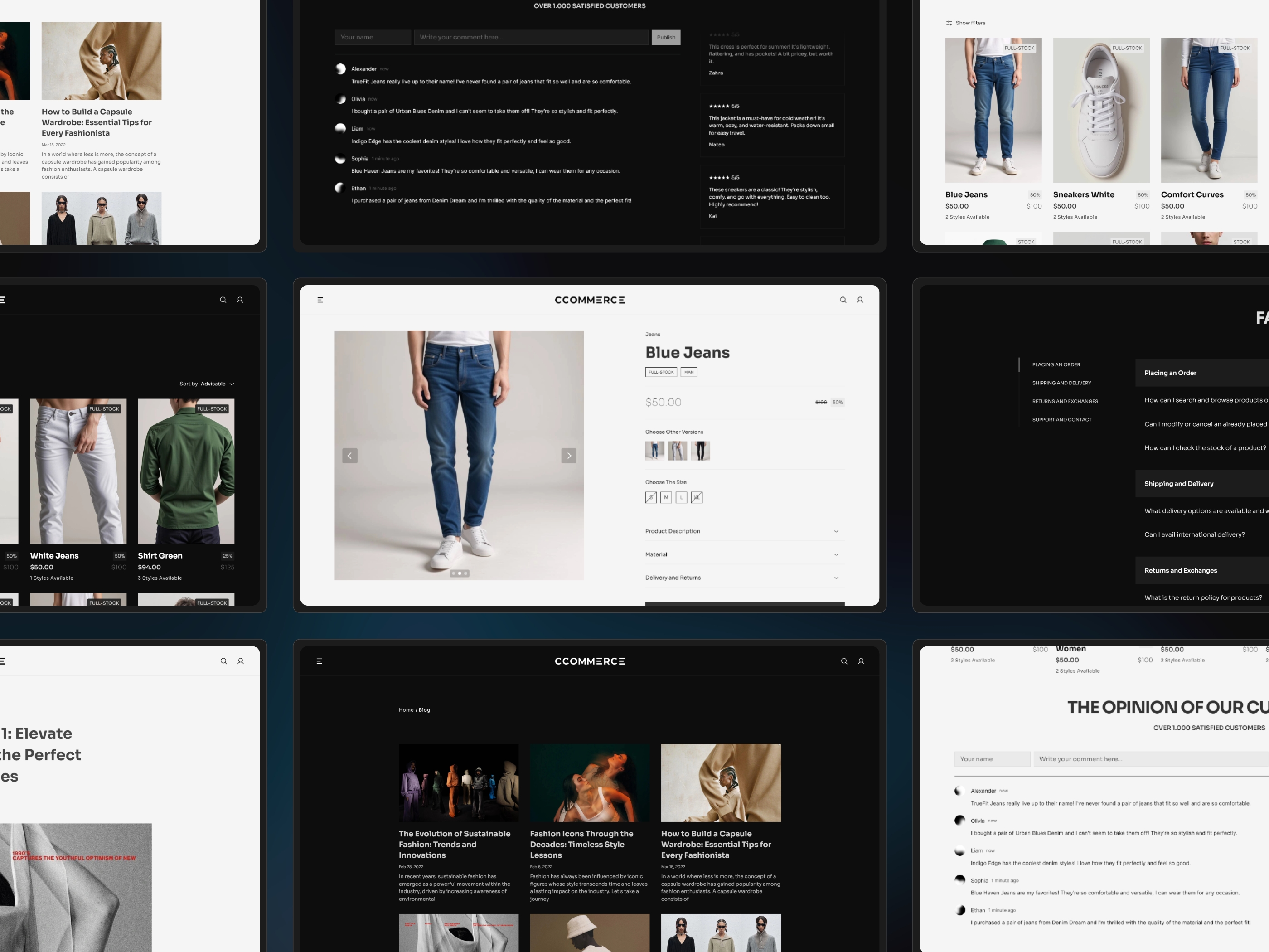 Screenshot 3 of Ccommerce e commerce template