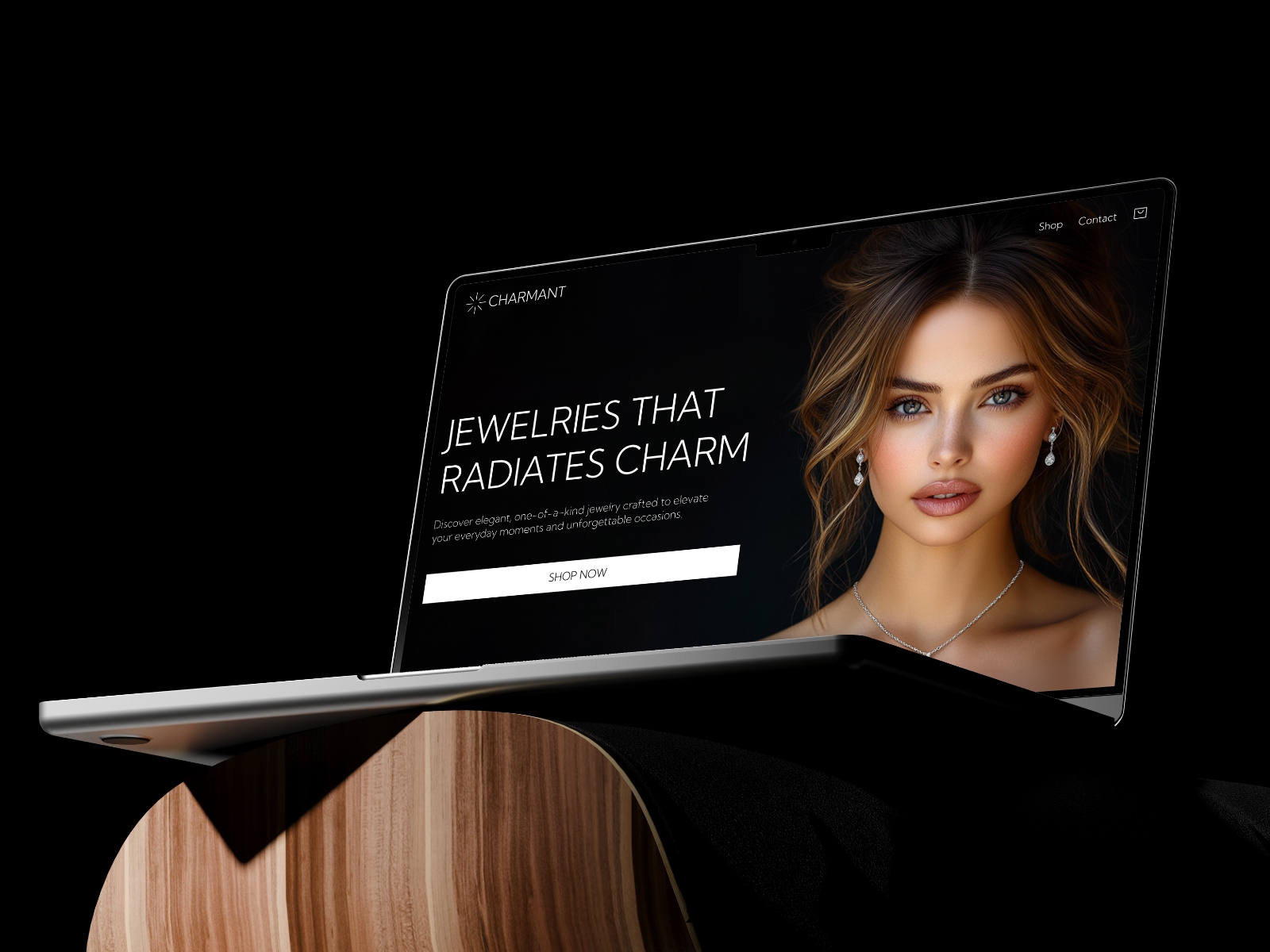 Screenshot of Charmant website
