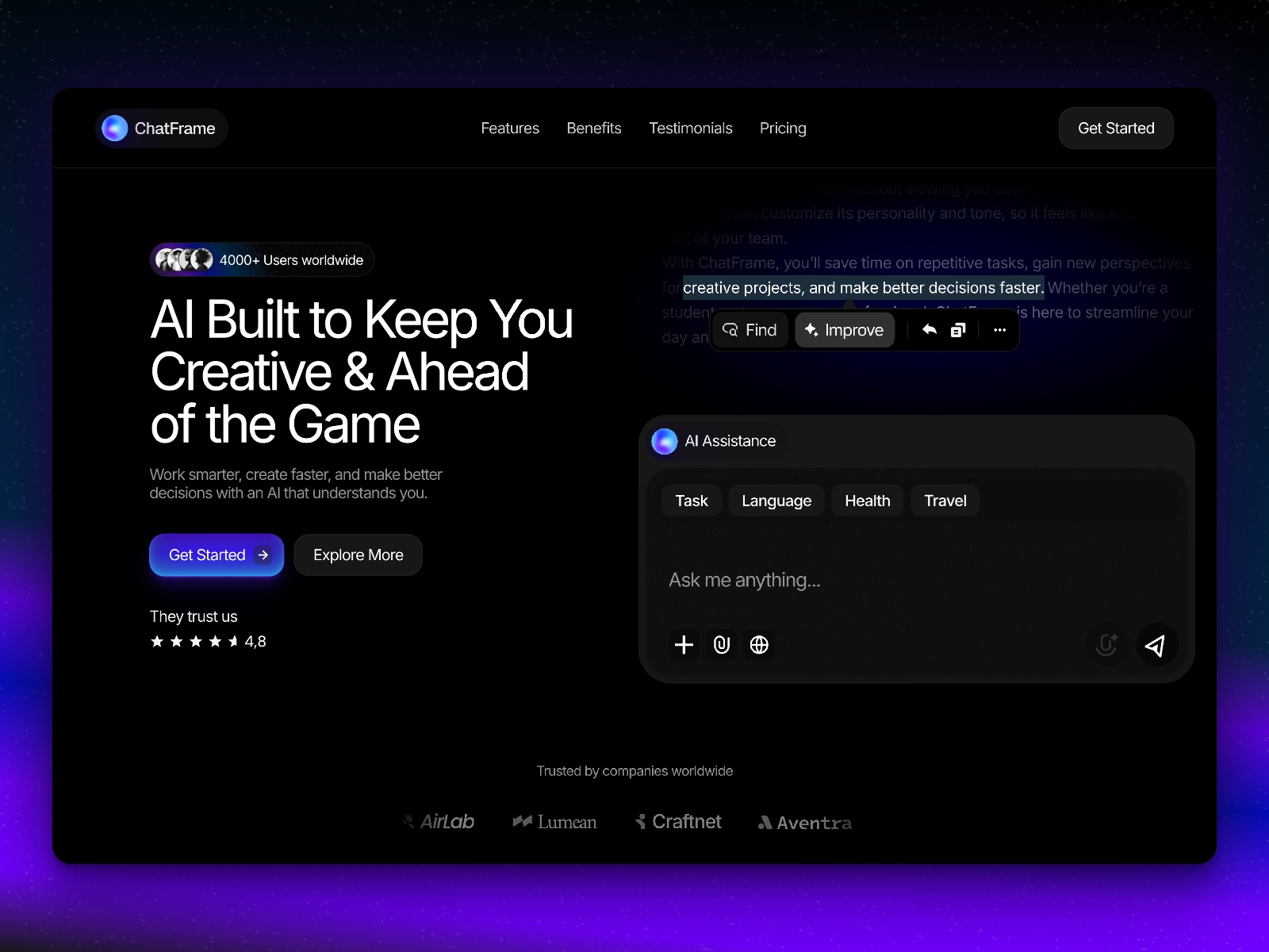 Screenshot 3 of Chatframe