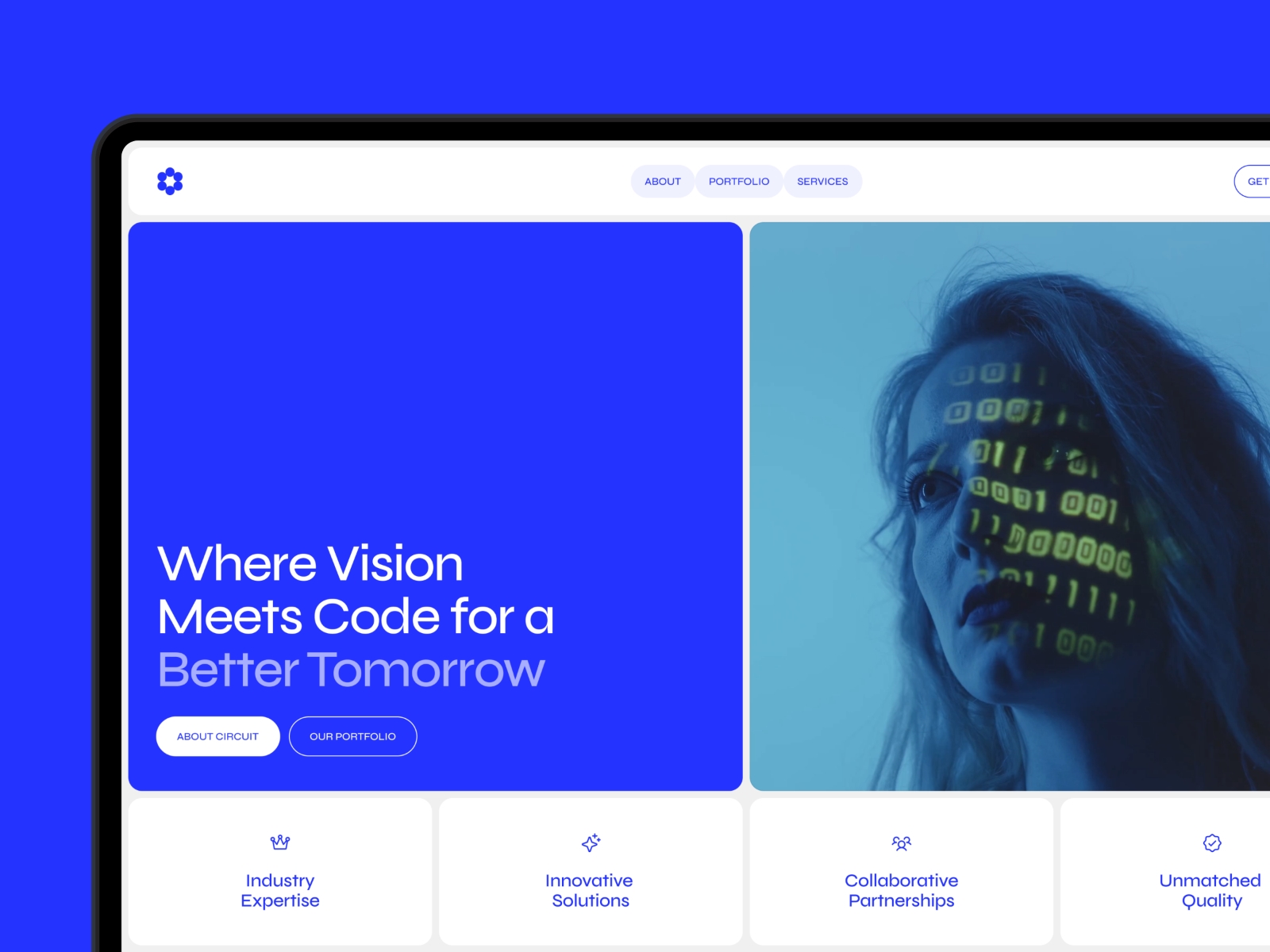 Screenshot of Circuit website