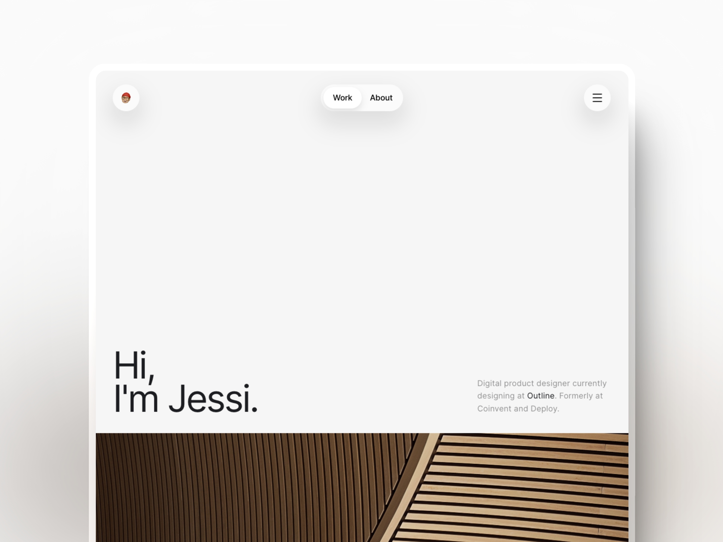 Screenshot of Clean website