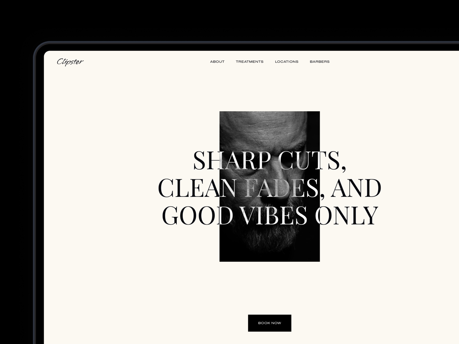 Screenshot of Clipster website