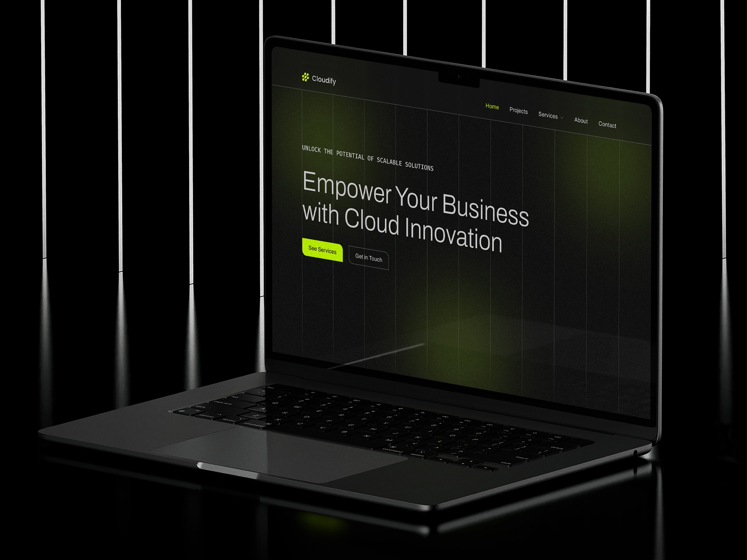 Screenshot of Cloudify website