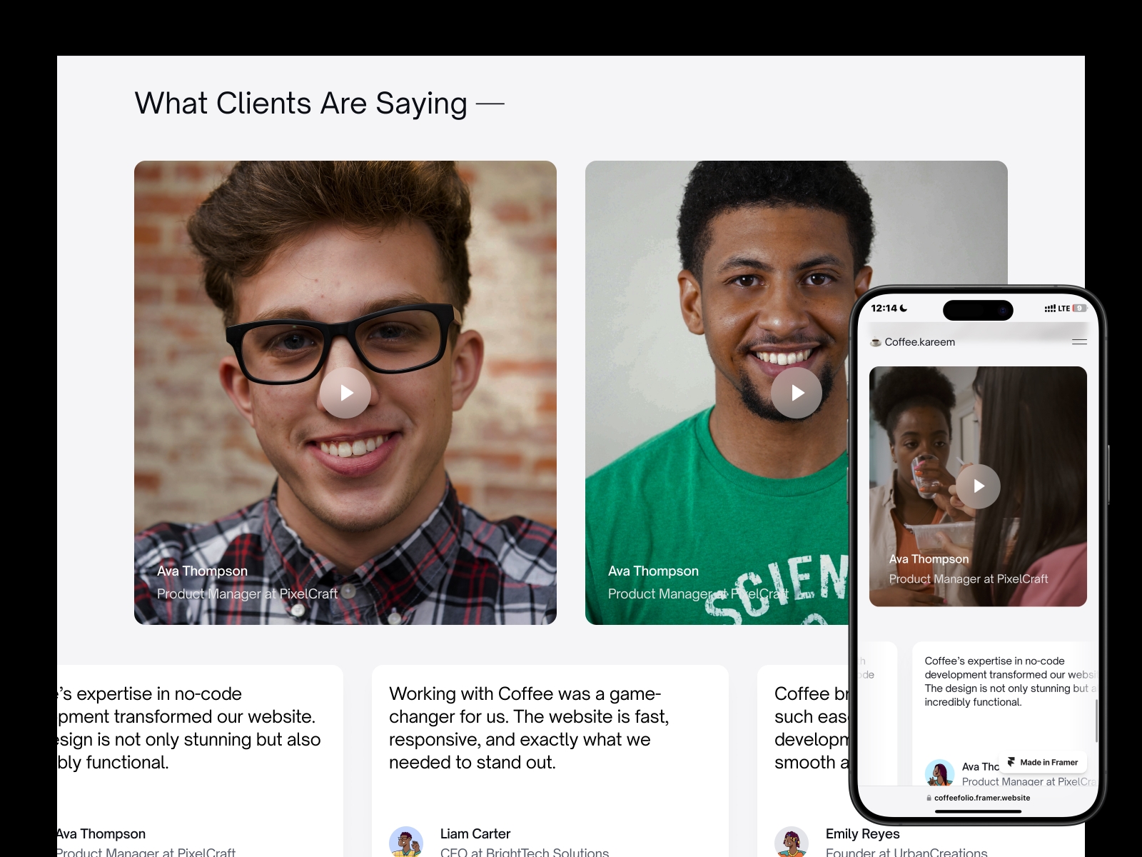 Screenshot 2 of Coffee folio